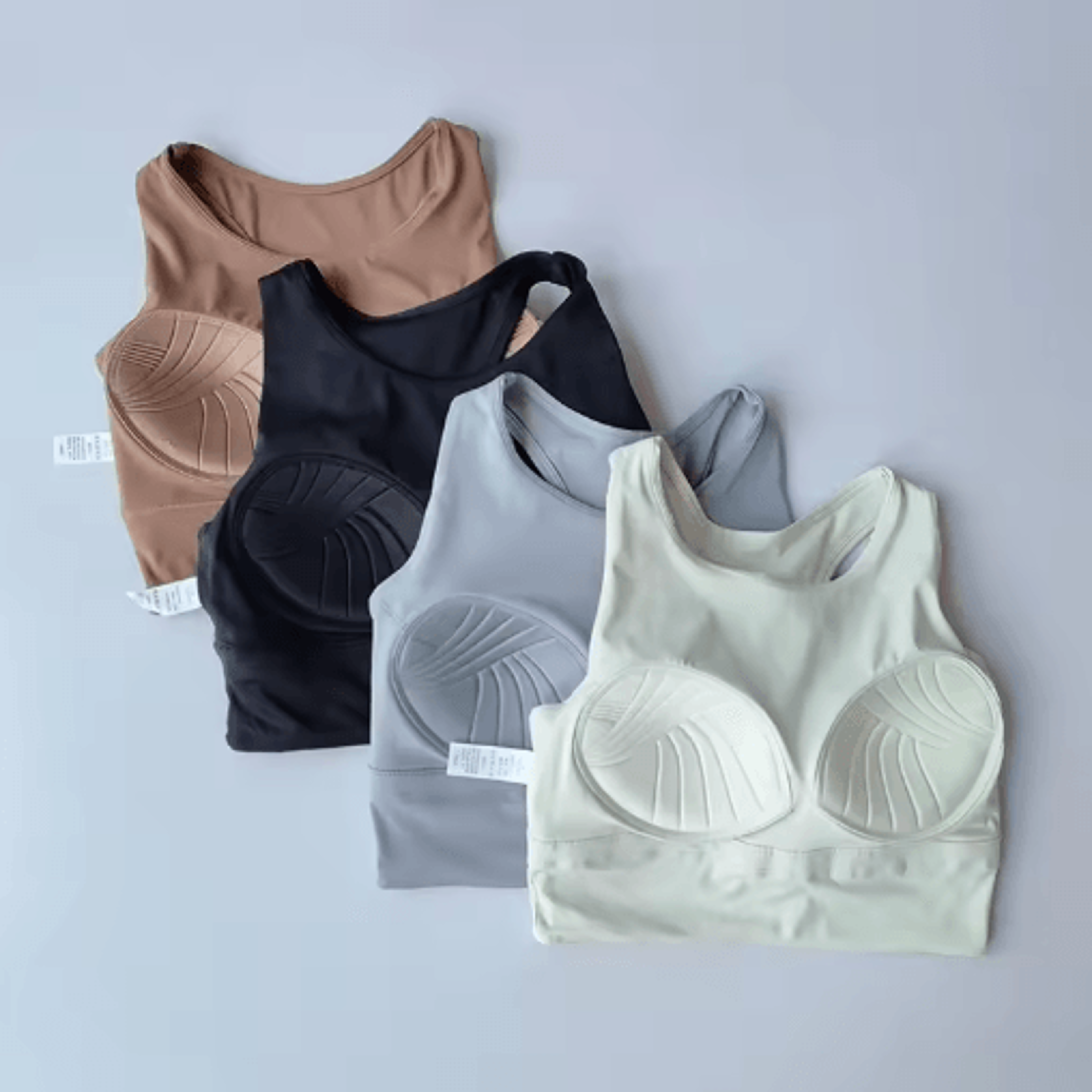 airflex shockproof full cup sports vest bra for running and gym