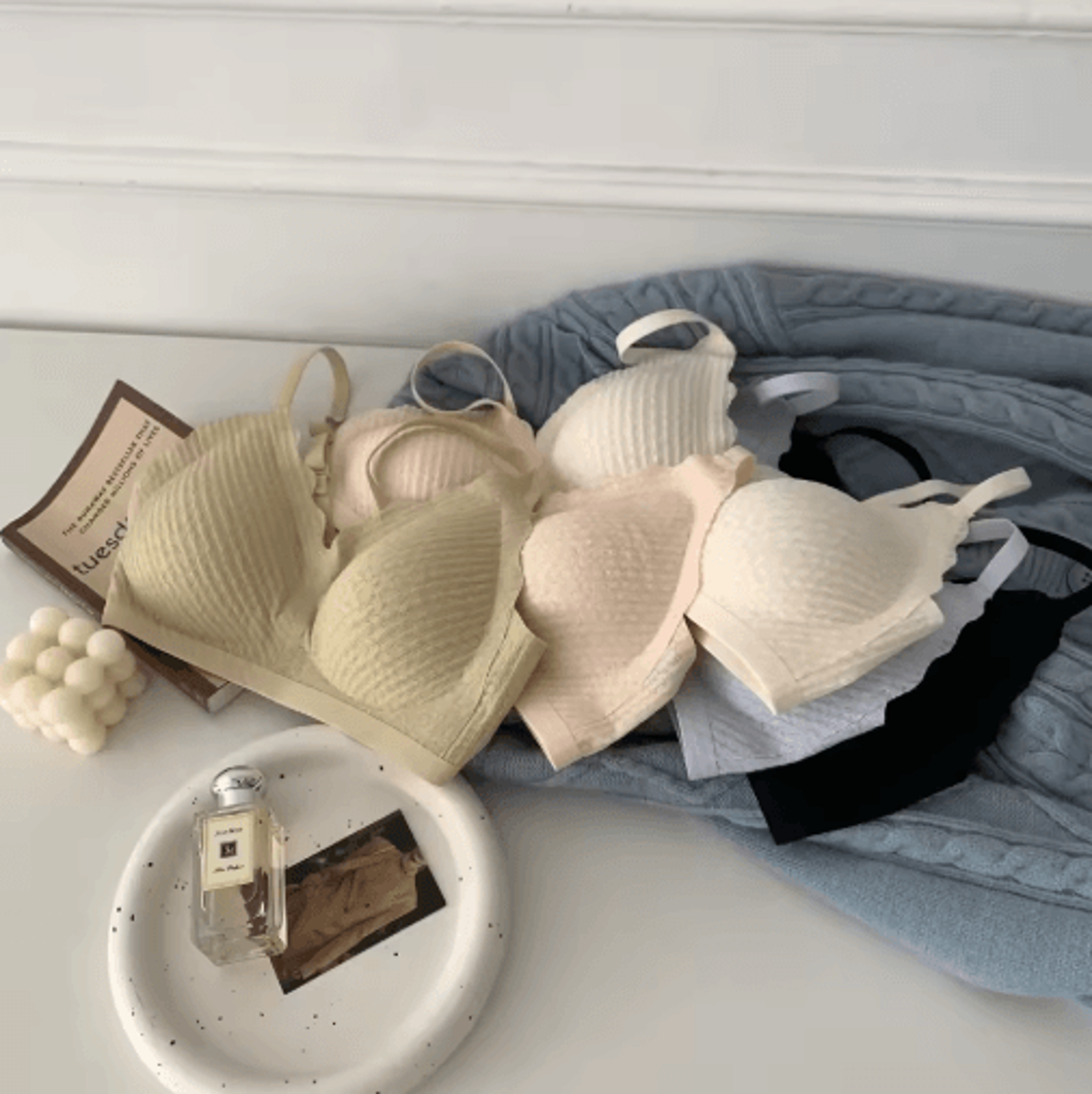 seamless anti-sag beautiful back support bra for big bust (autumn/winter)