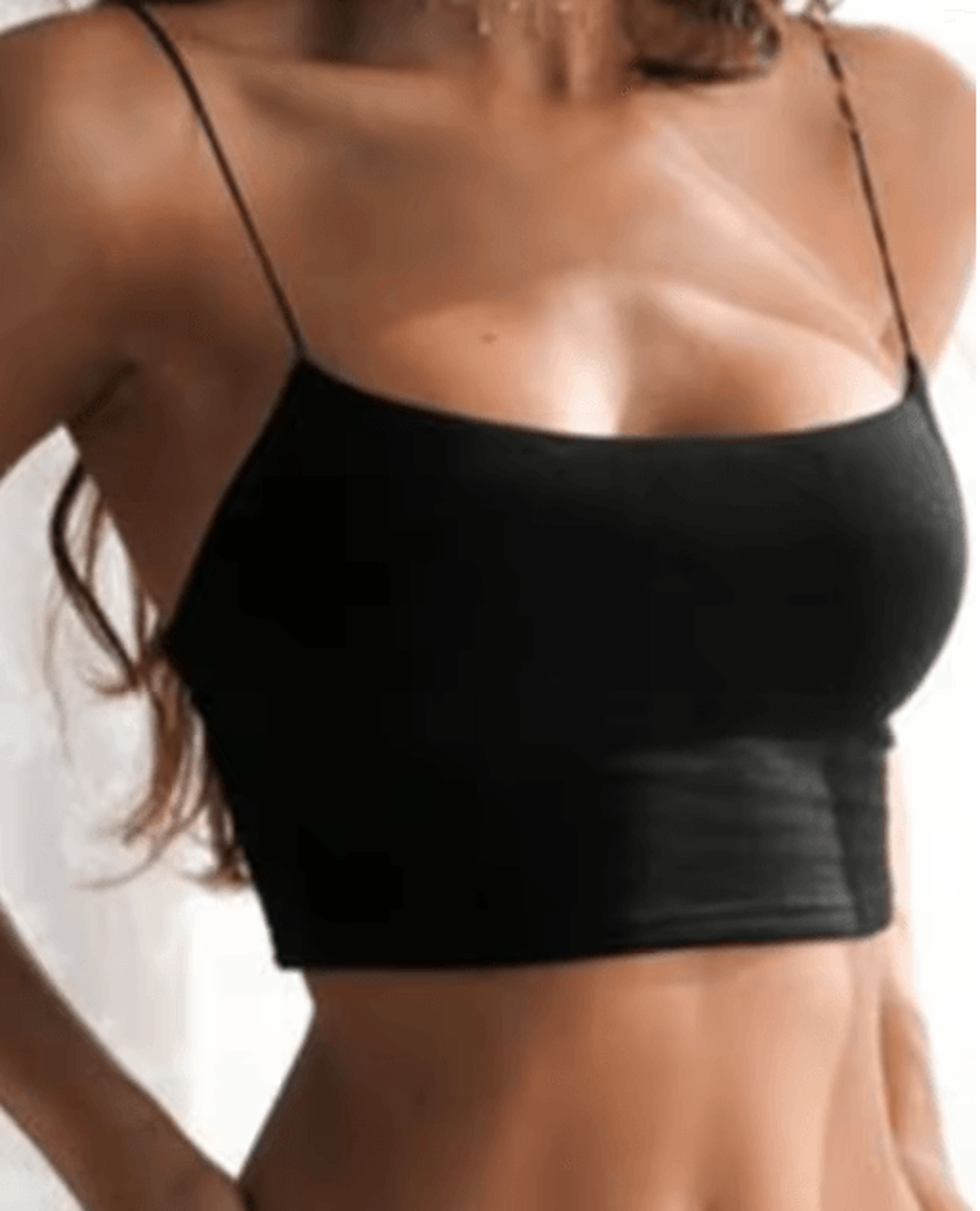 black halter backless crop top for effortless summer style