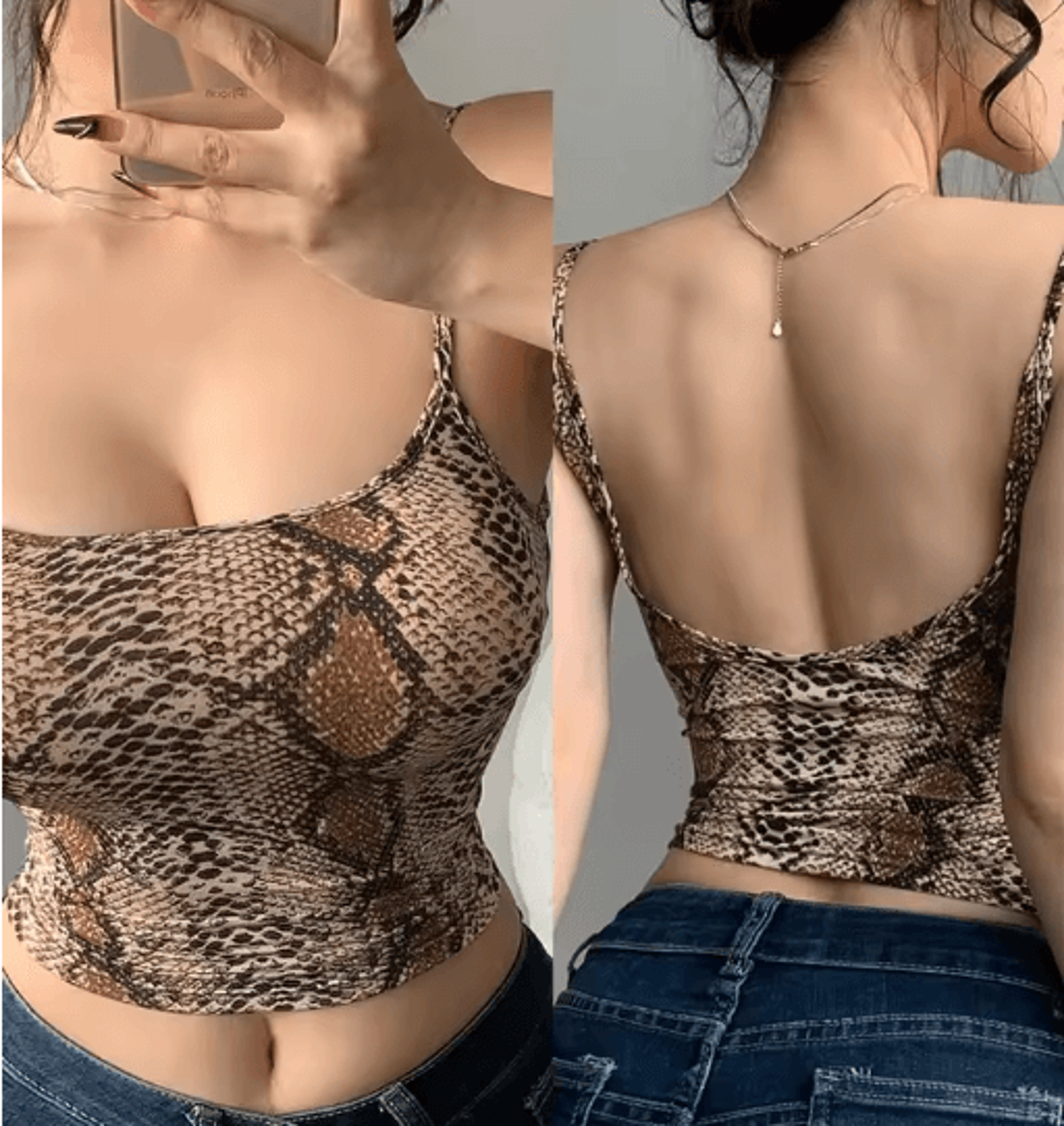 backless solid color cami crop top – y2k streetwear summer essential