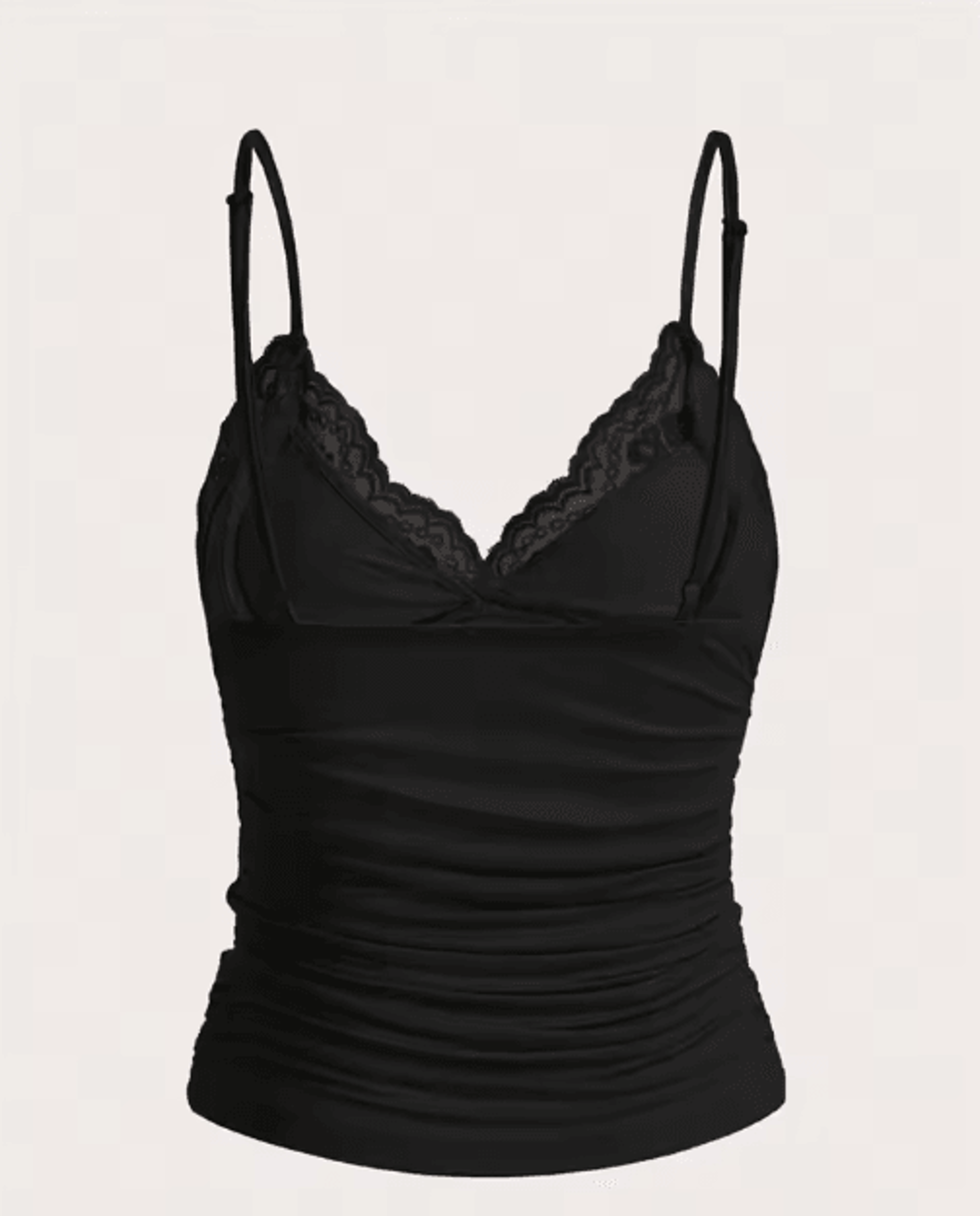contrast lace bow front crop cami y2k backless grunge punk top for women