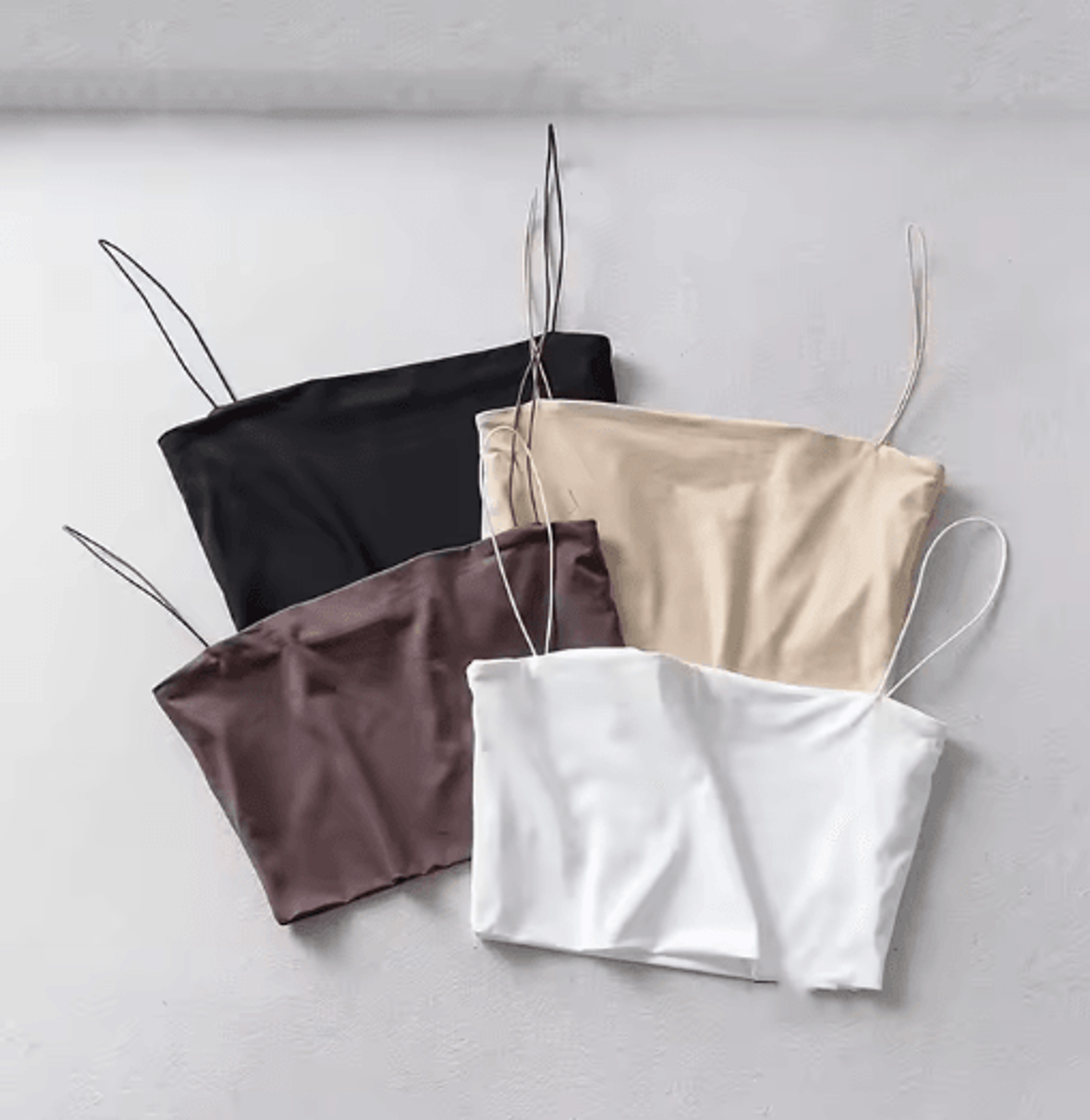 2024 womens elastic cotton crop top sleeveless summer cami