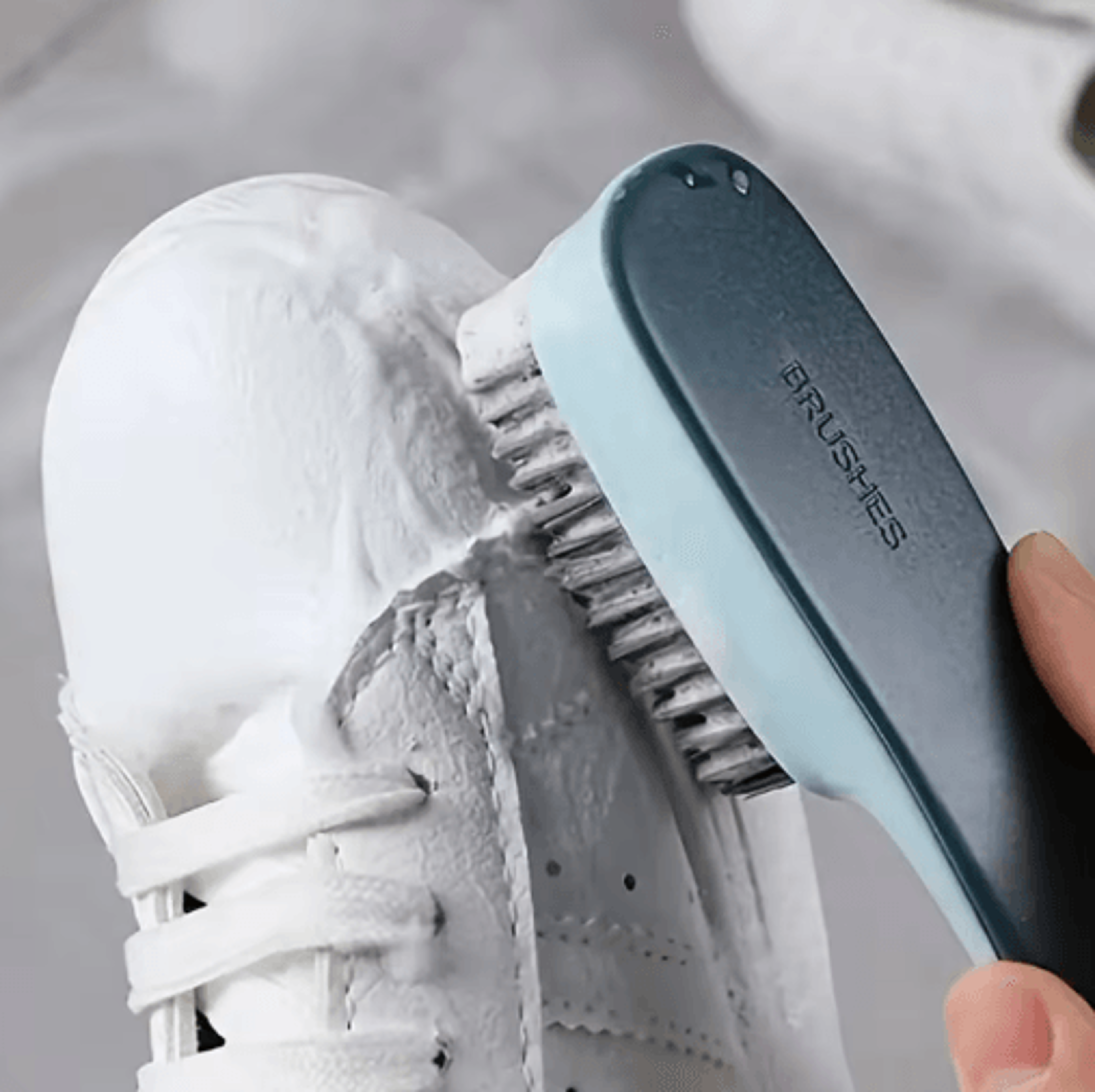 heavy-duty shoe cleaning brush – multi functional plastic scrubbing brush for shoes & laundry