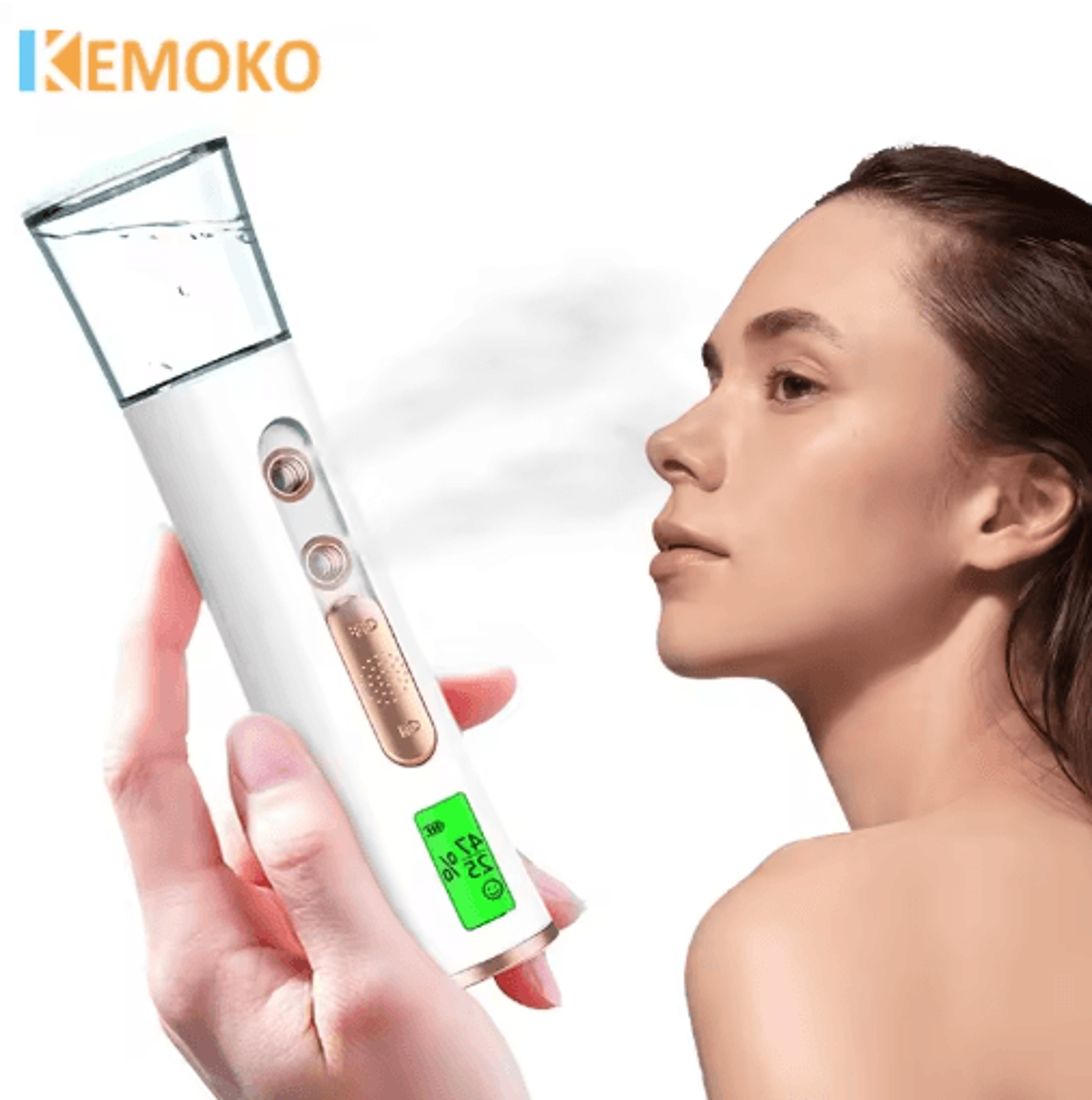 nano facial steamer usb face sprayer hydrating mist for pore care & eyelash cleaning