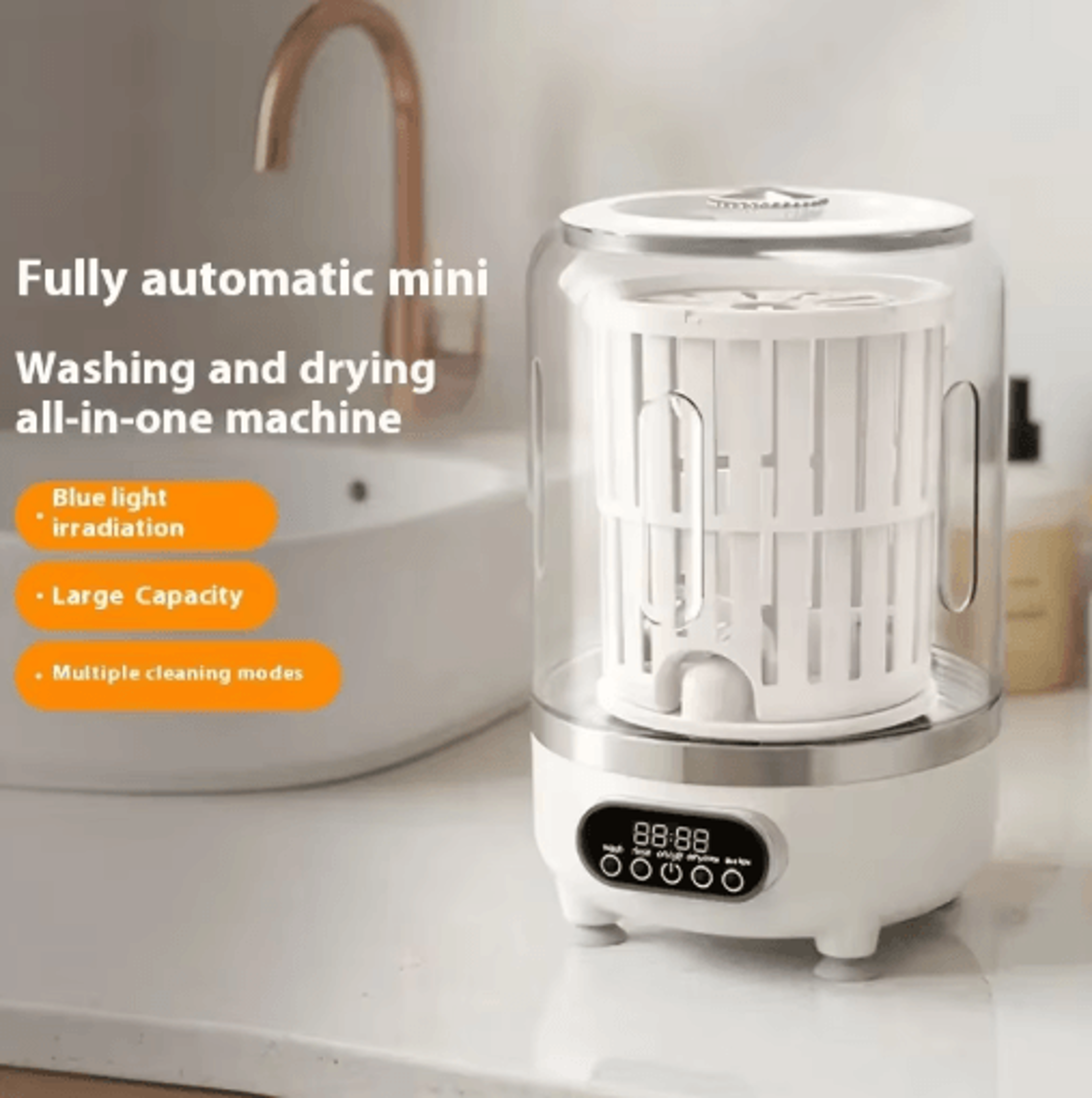 swift wash usb portable mini washing machine automatic compact travel washer with spin dehydration