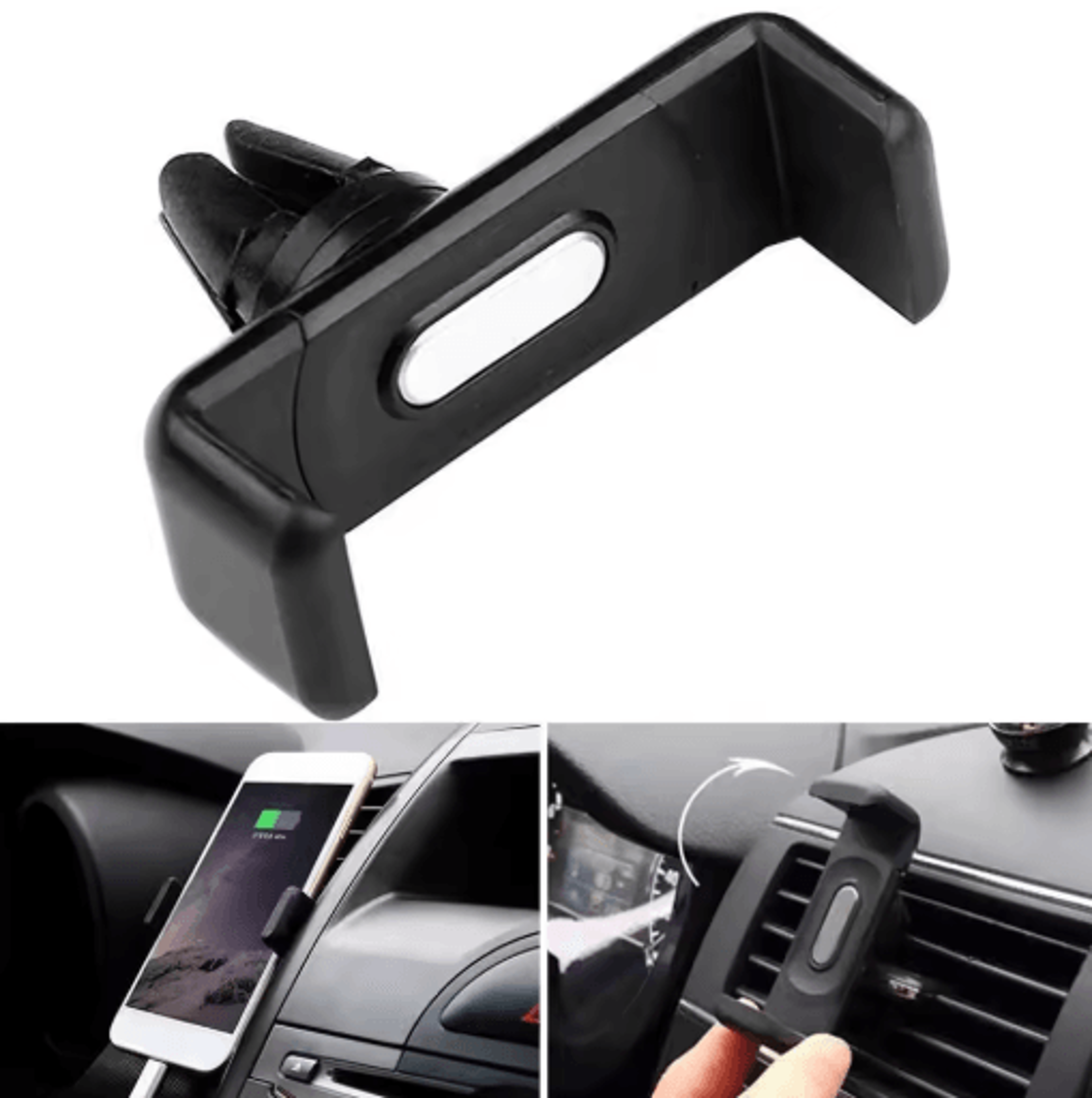 drivegrip universal car phone holder – dashboard, windshield & vent hands-free mount