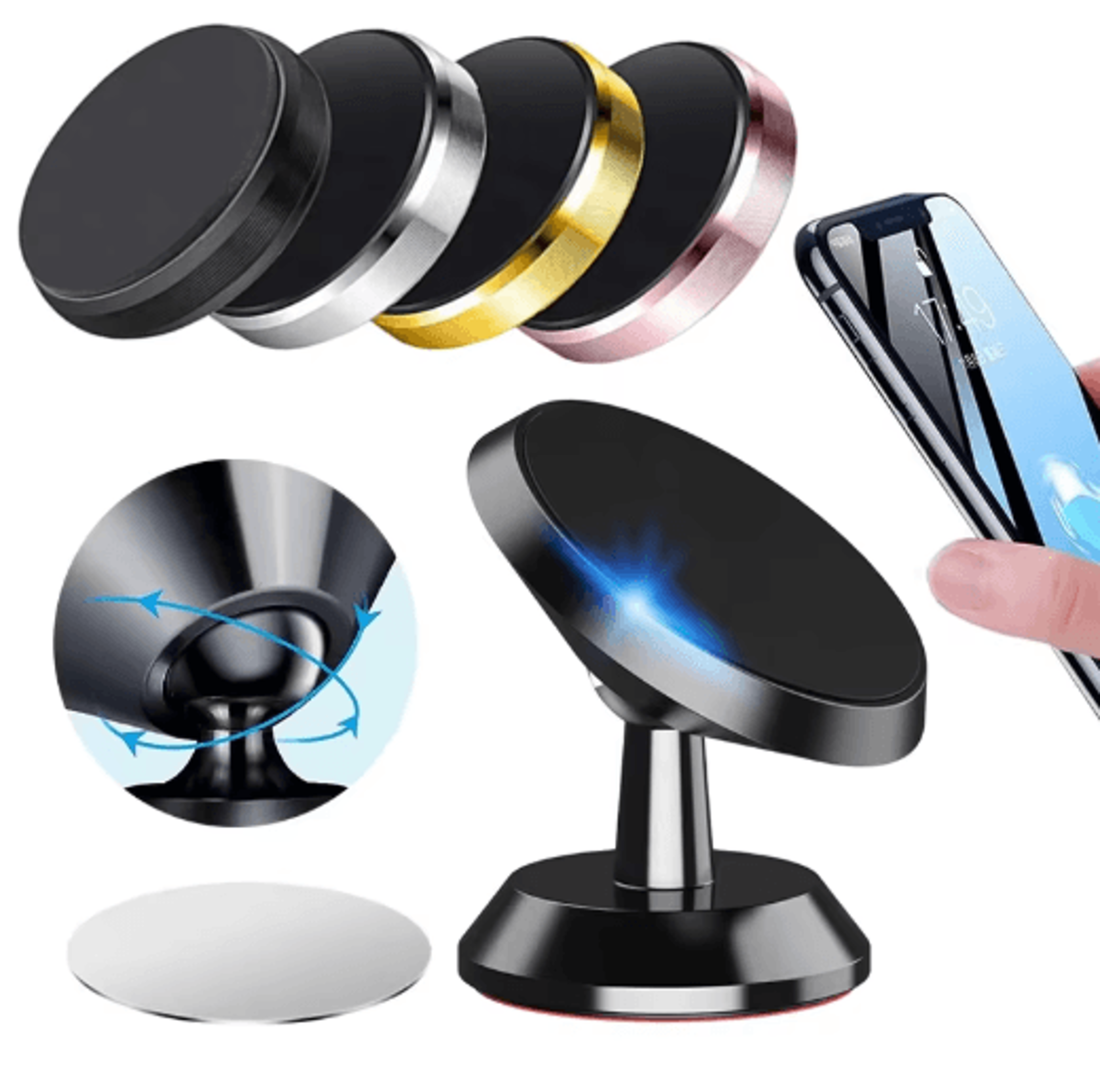 maggrip magnetic car phone holder – dashboard magnet mount for smartphones