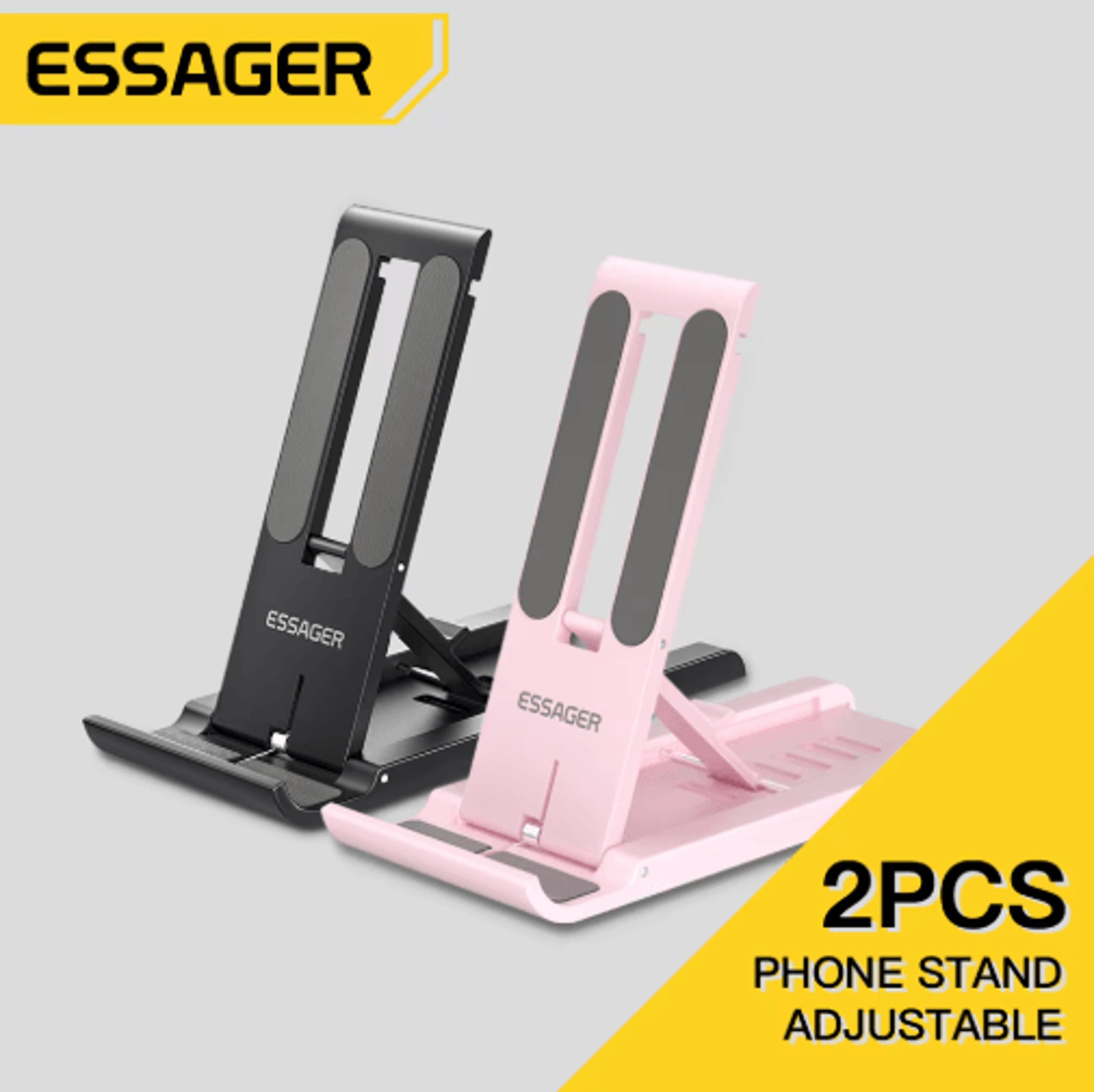 essager adjustable desktop phone holder stand – universal support for iphone, xiaomi & smartphones
