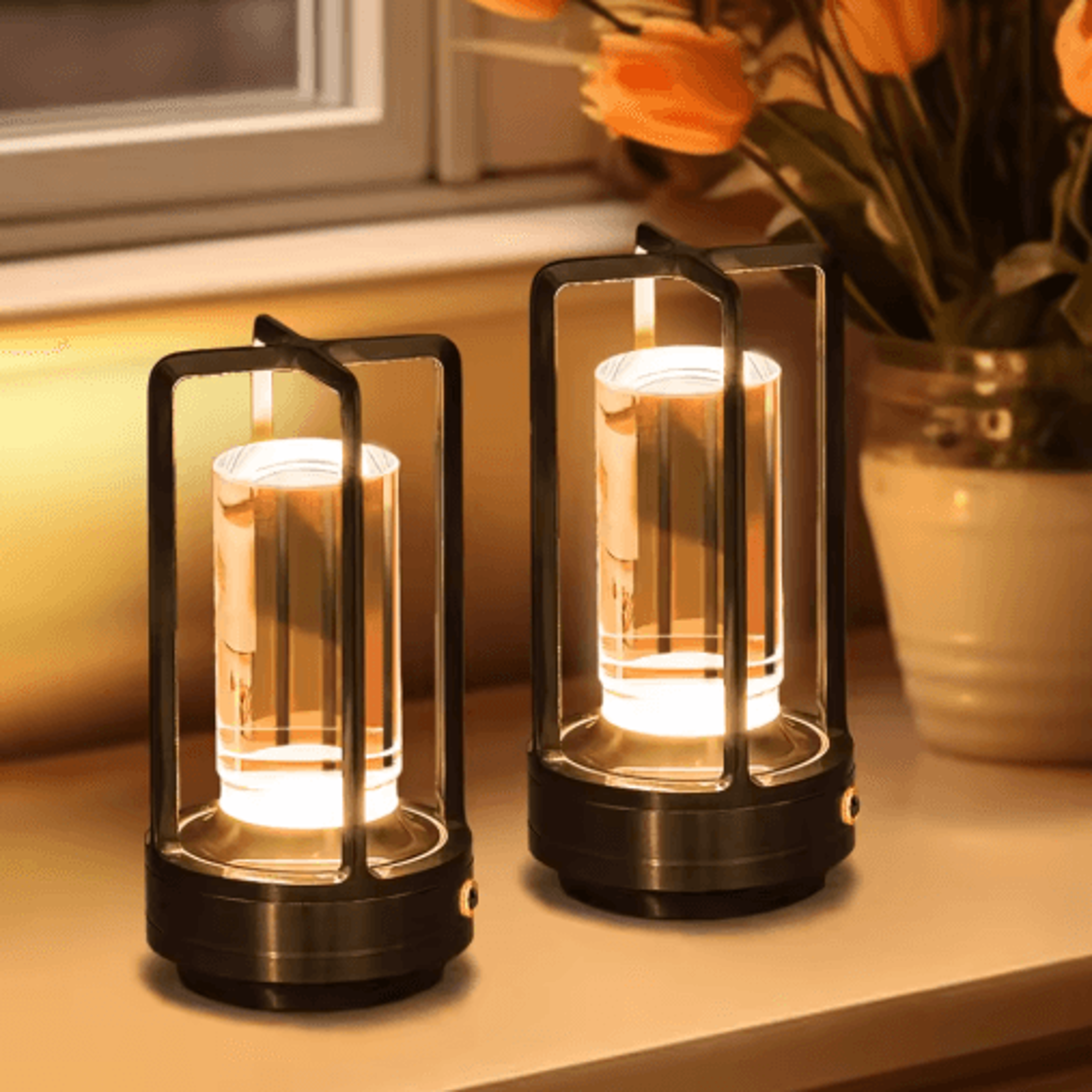 ggbingo cordless led table lamp – rechargeable portable desk & bedside light
