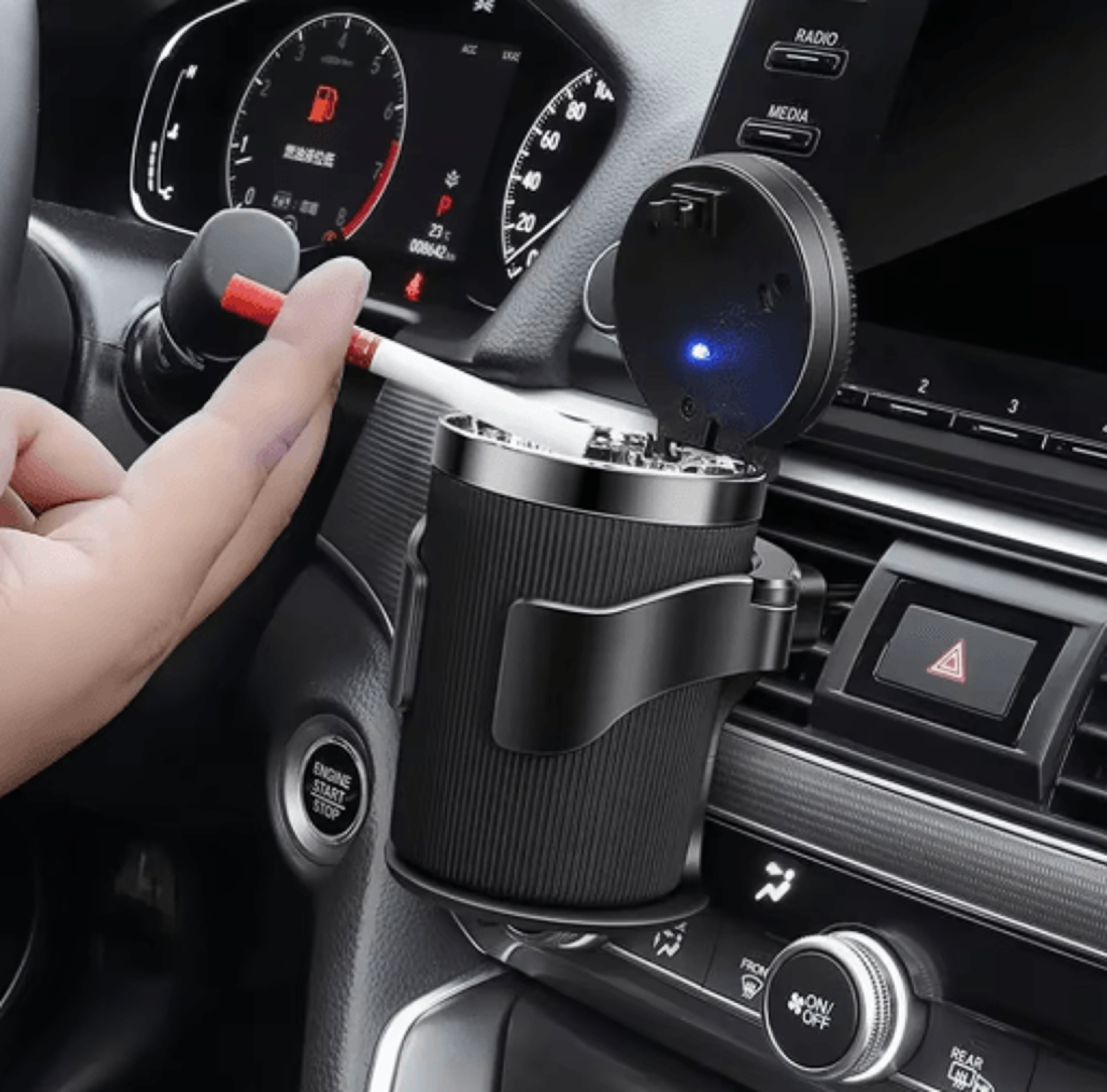 universal car air vent cup holder – multifunctional drink & bottle holder for car