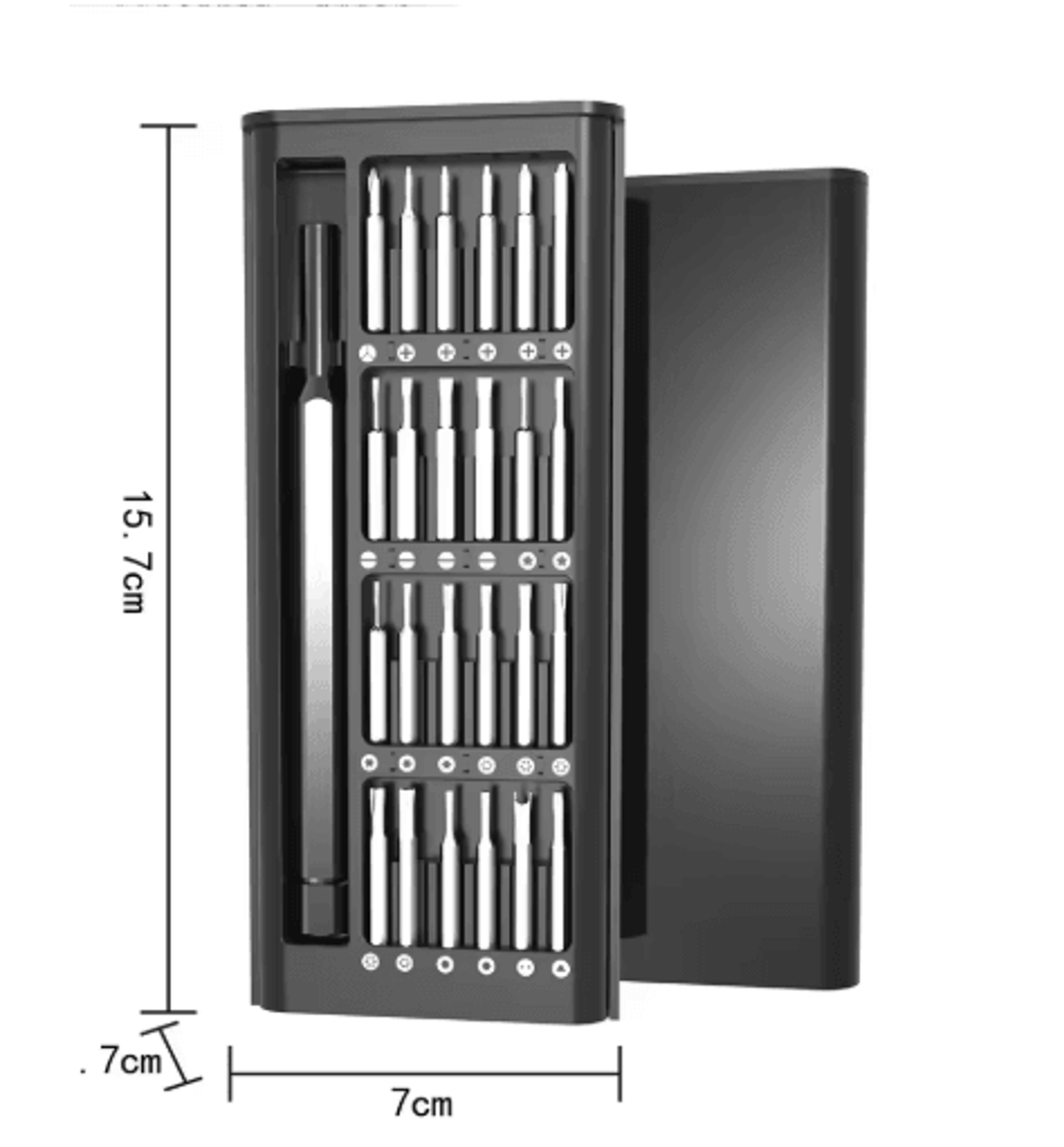24-in-1 magnetic precision screwdriver set – multifunction electronics repair tool kit