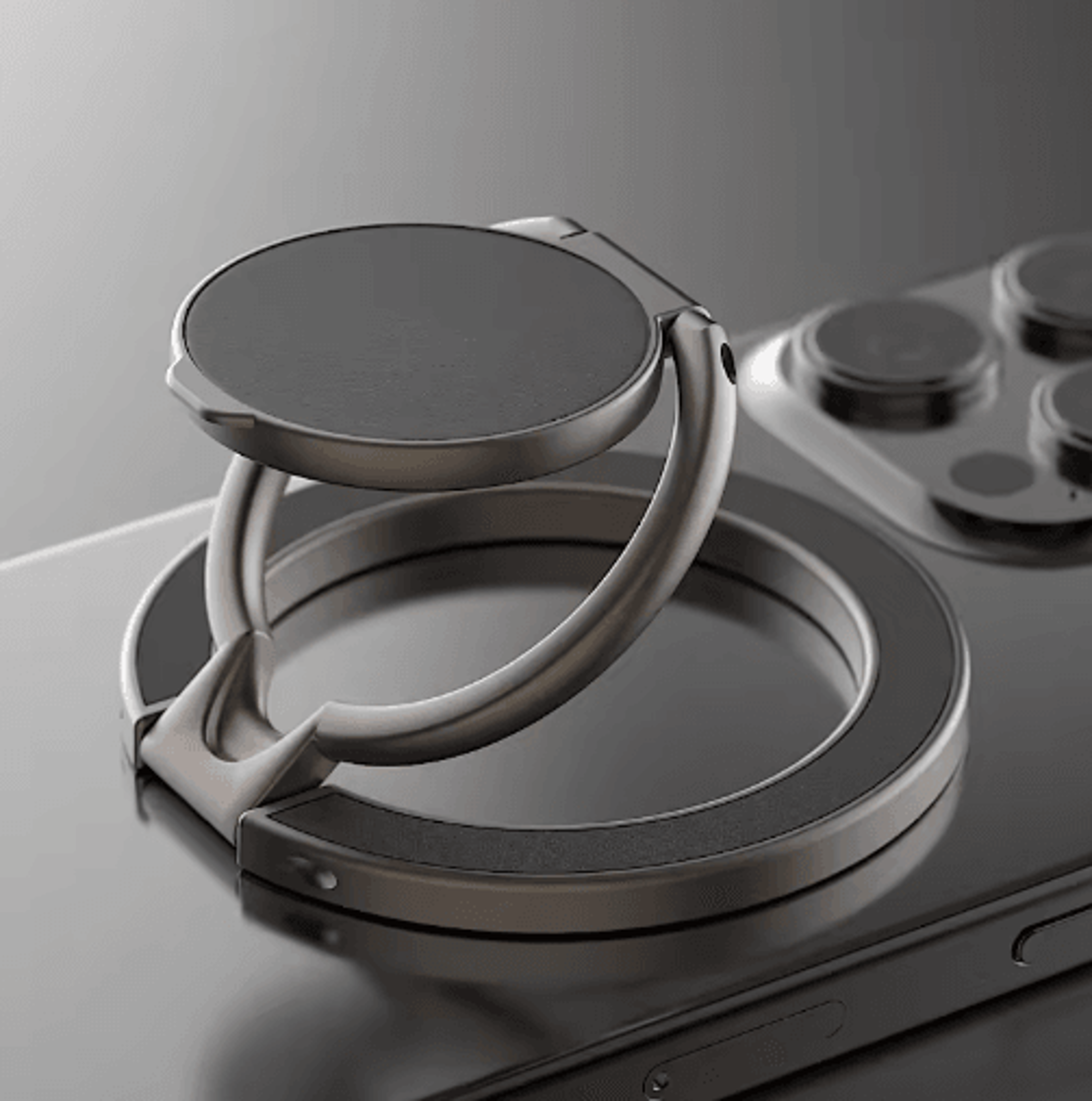 double-sided magsafe magnetic phone ring holder – foldable grip & kickstand
