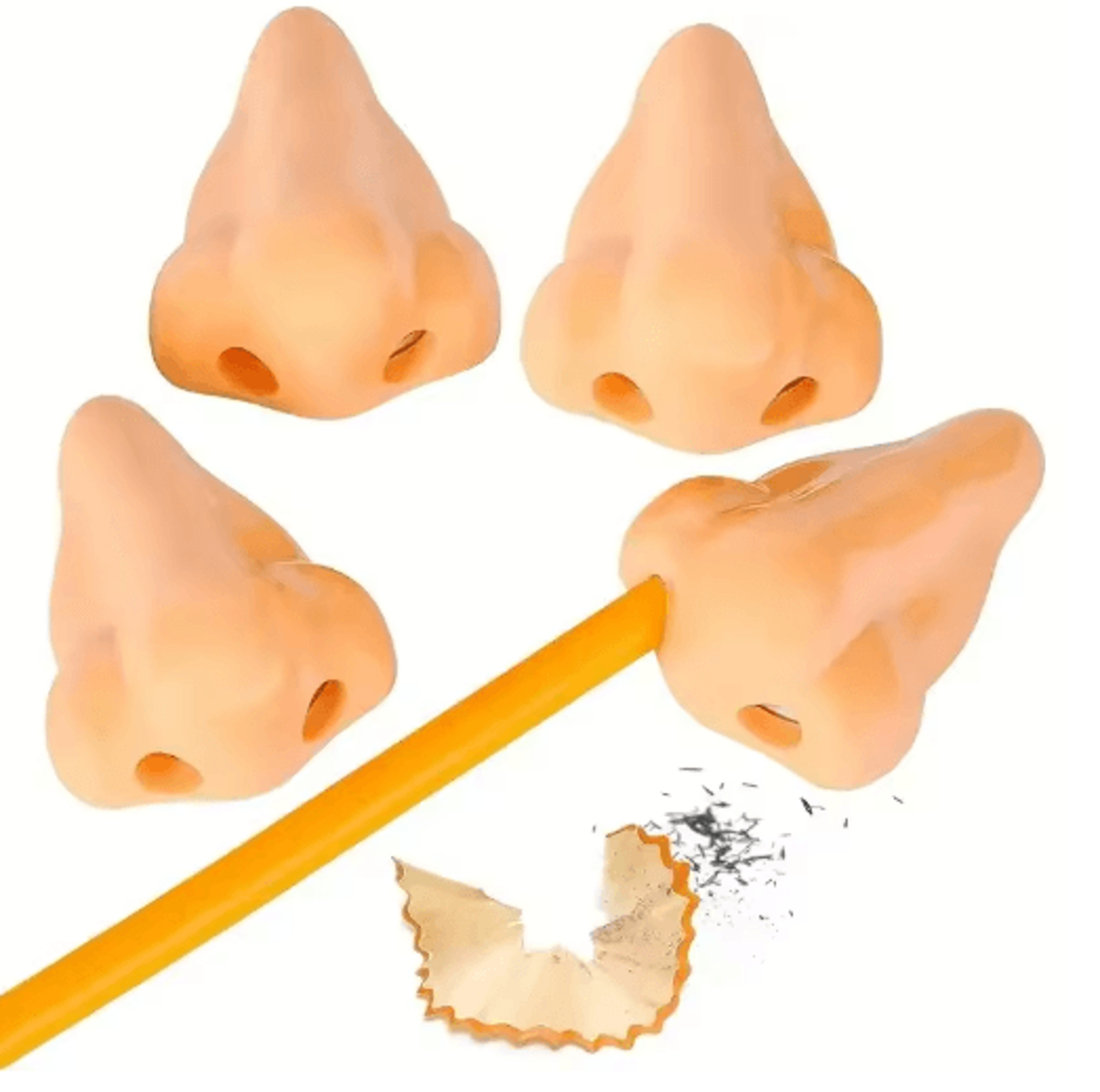 funny nose pencil sharpener set – creative novelty sharpeners for kids (1/12pcs)