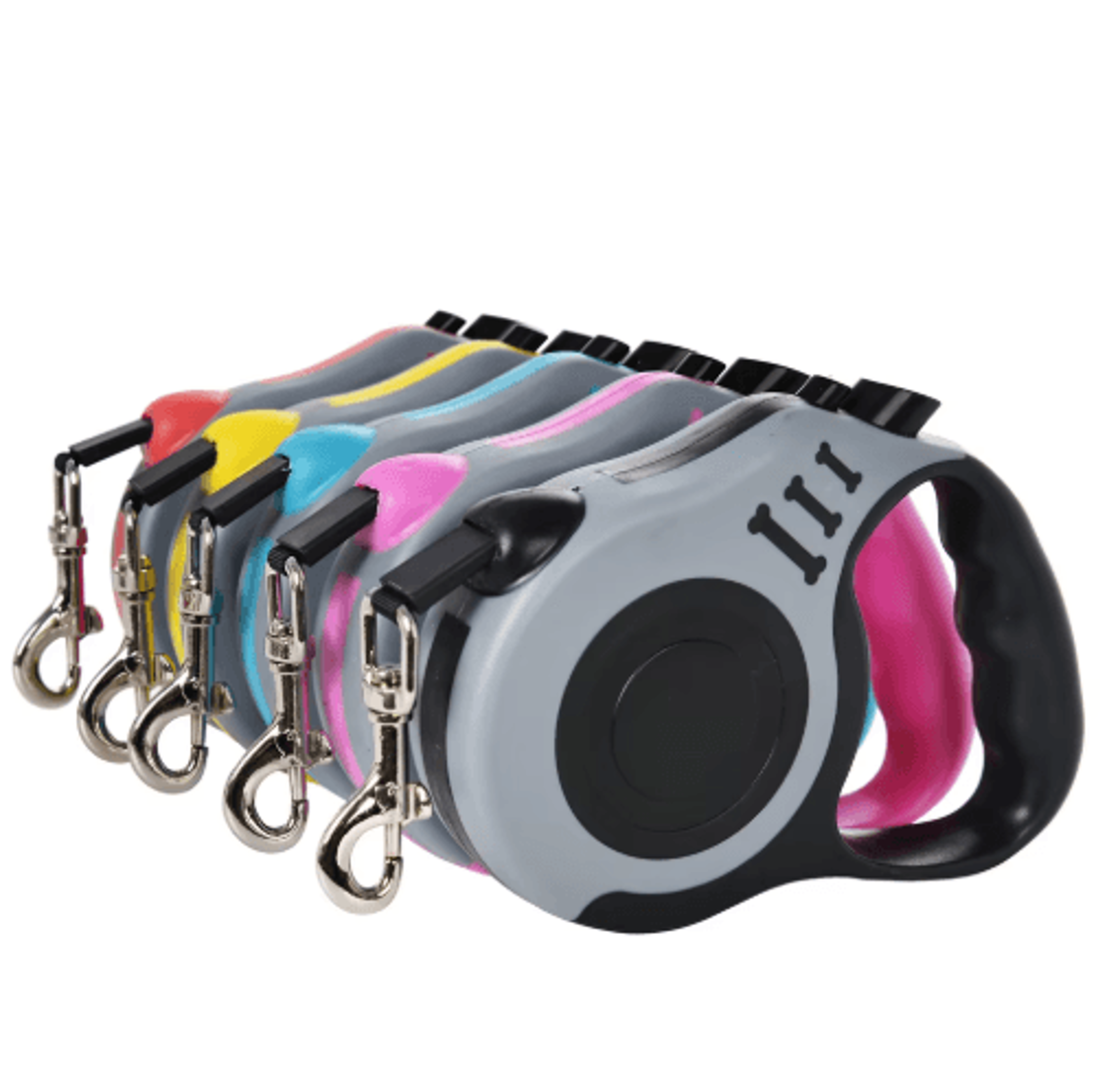 durable retractable dog leash for small dogs with automatic lock (3m/5m)