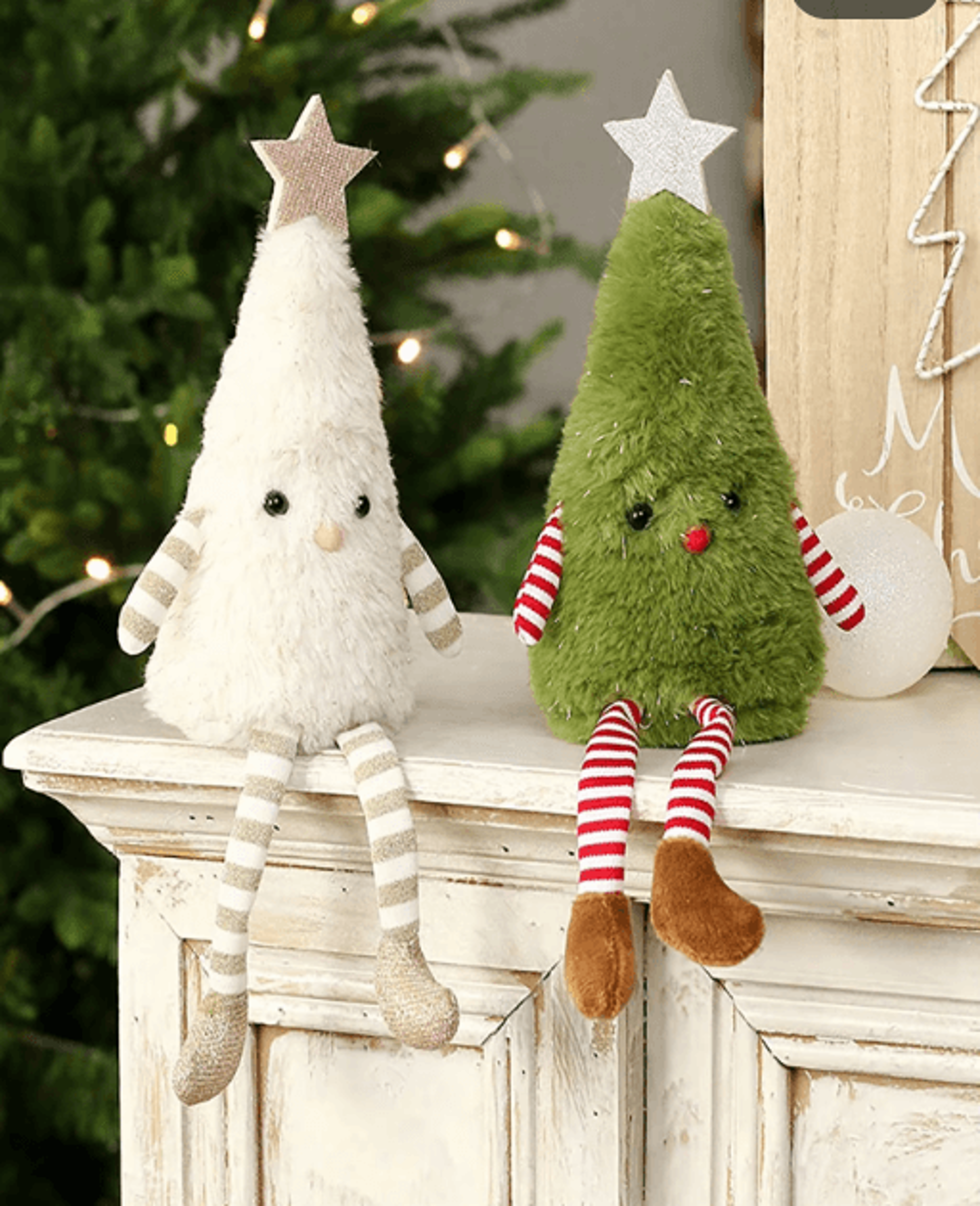 cute plush christmas tree doll festive holiday decoration & gift