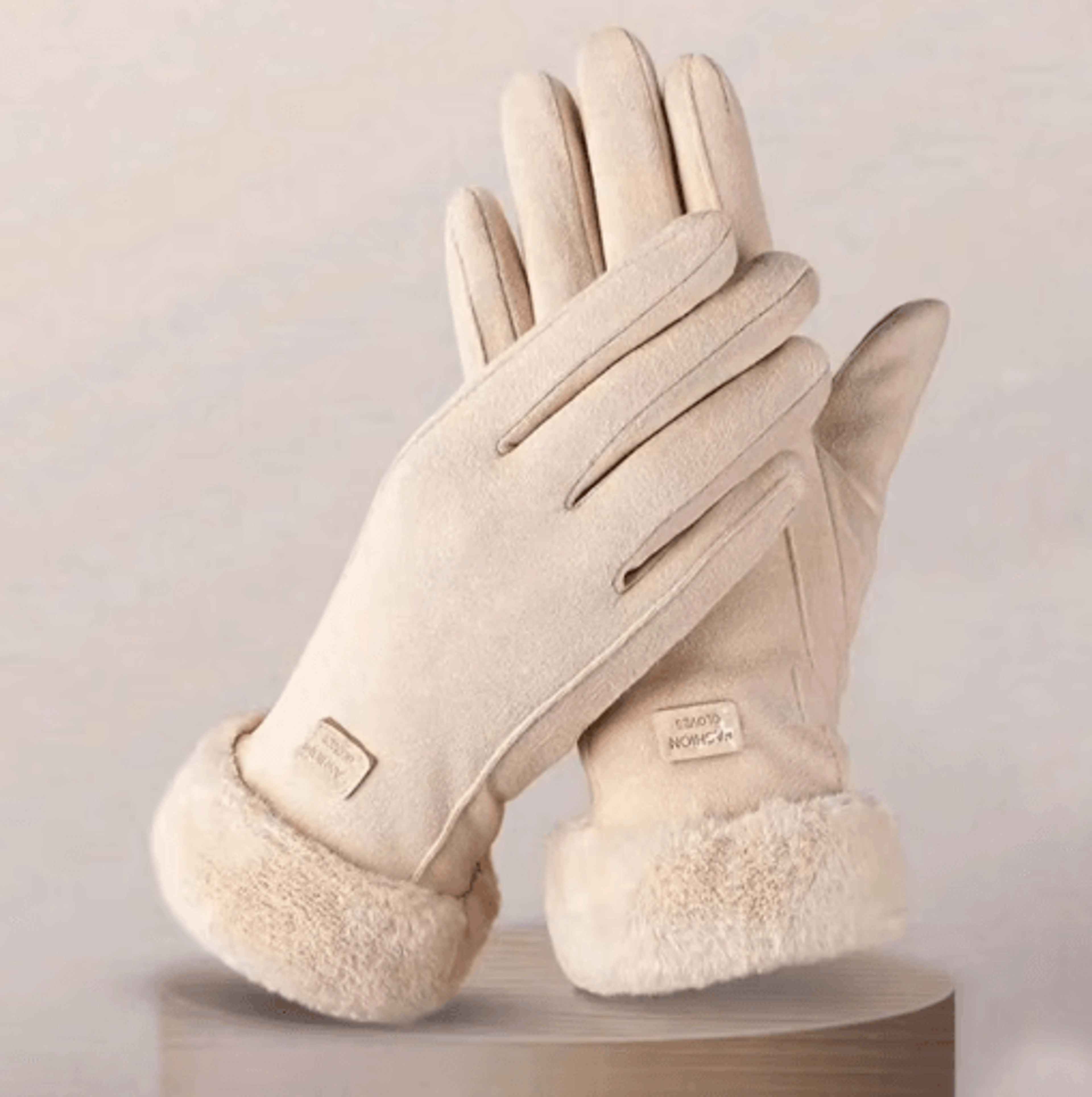 womens thermal cycling gloves winter warm riding gloves with soft lining