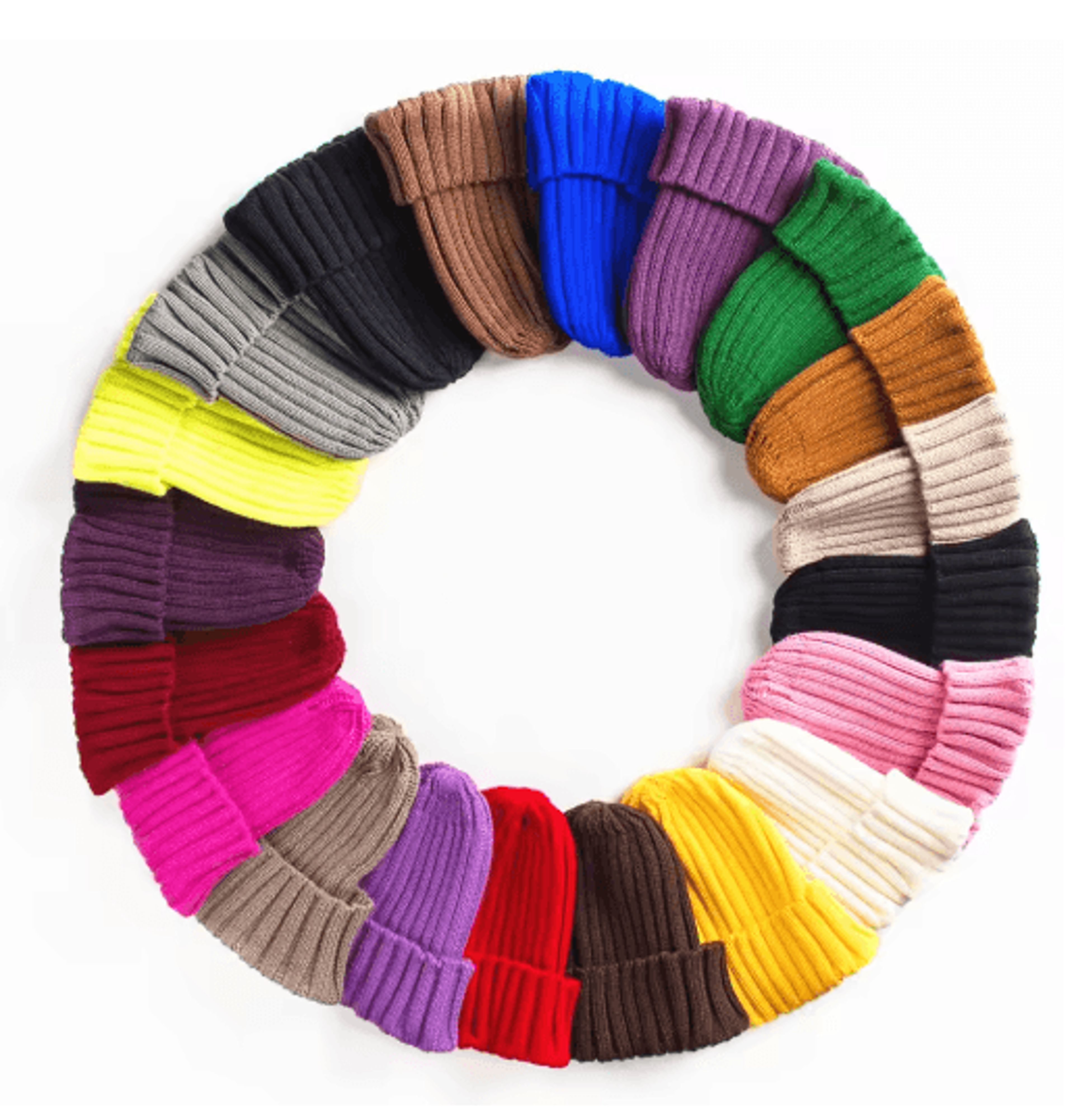classic knitted winter hat warm wool beanie with ear protection