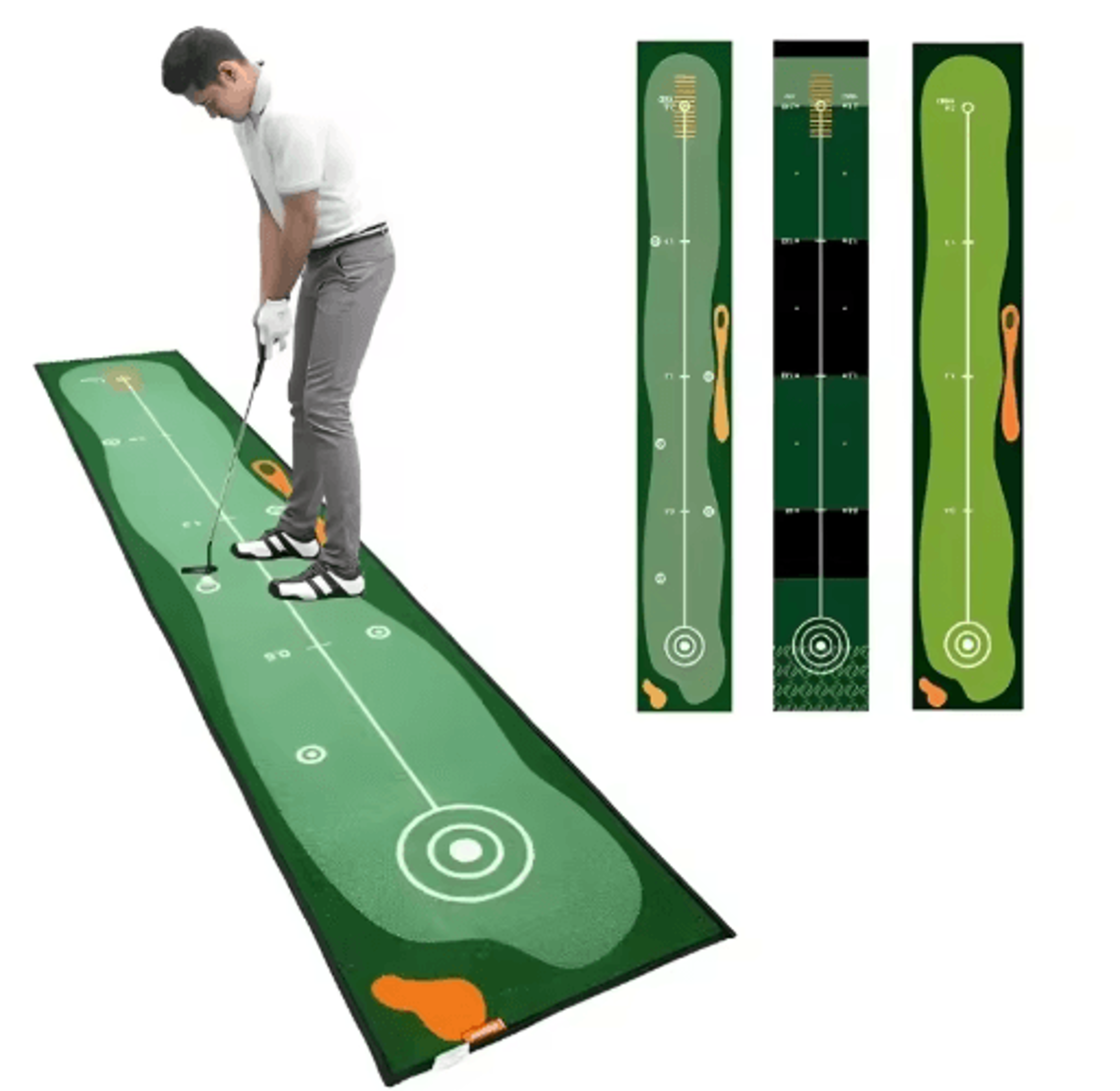 progreen golf putting carpet mat – anti-slip indoor golf putting mat 50by300cm