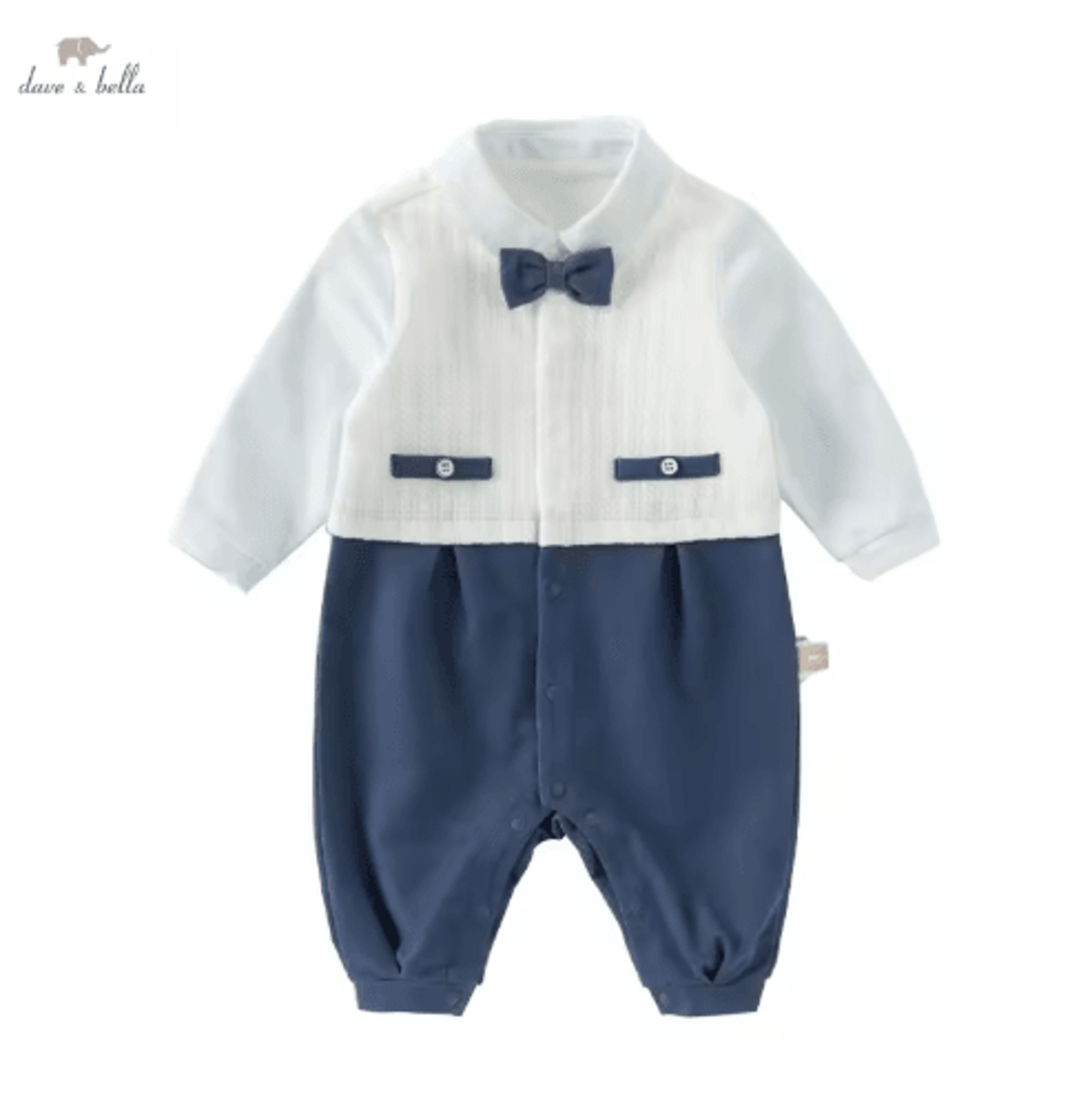 dave bella cute baby birthday onesie – soft newborn romper outfit