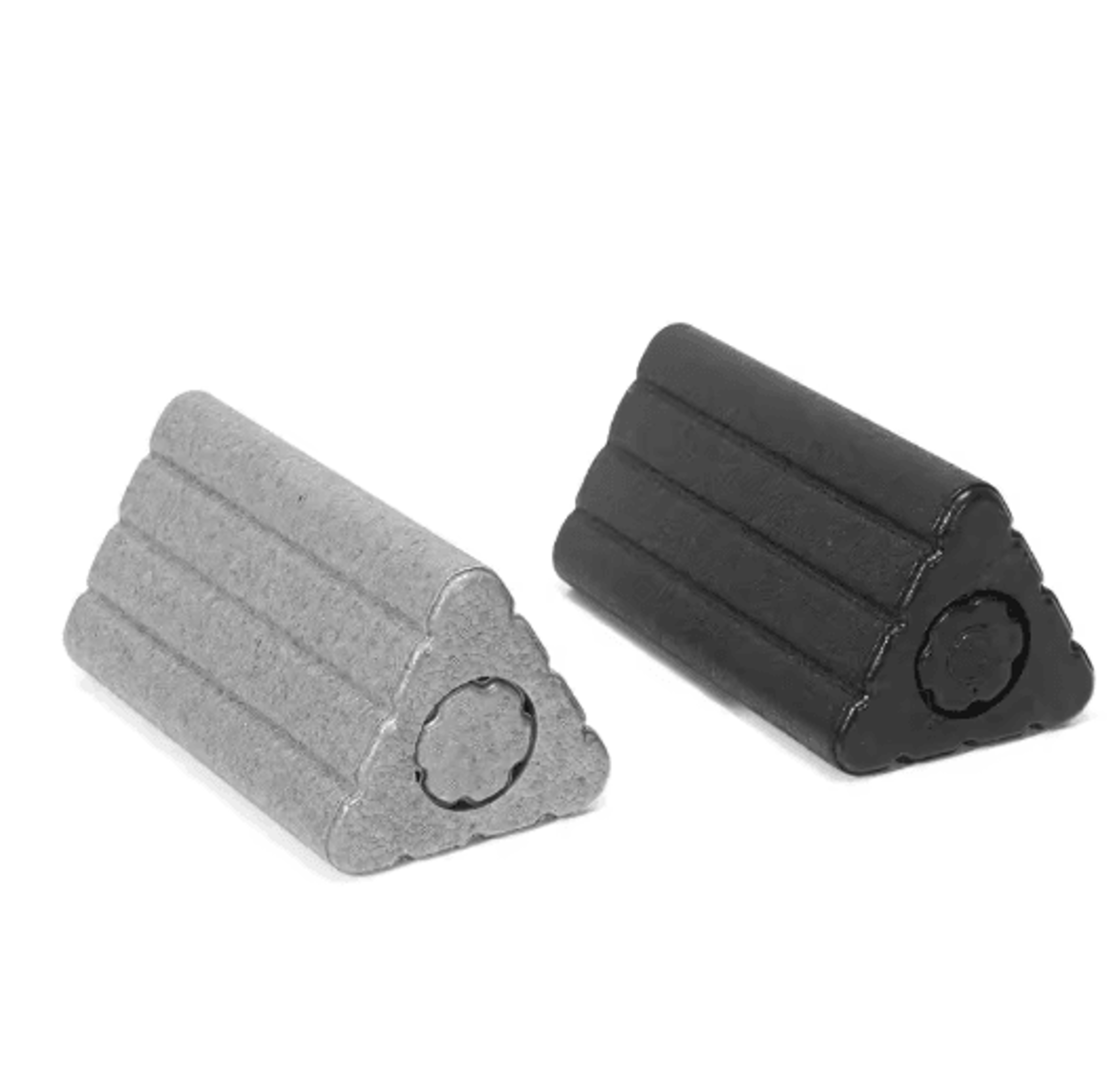 high density triangle yoga block and foam roller for balance stretching & core training