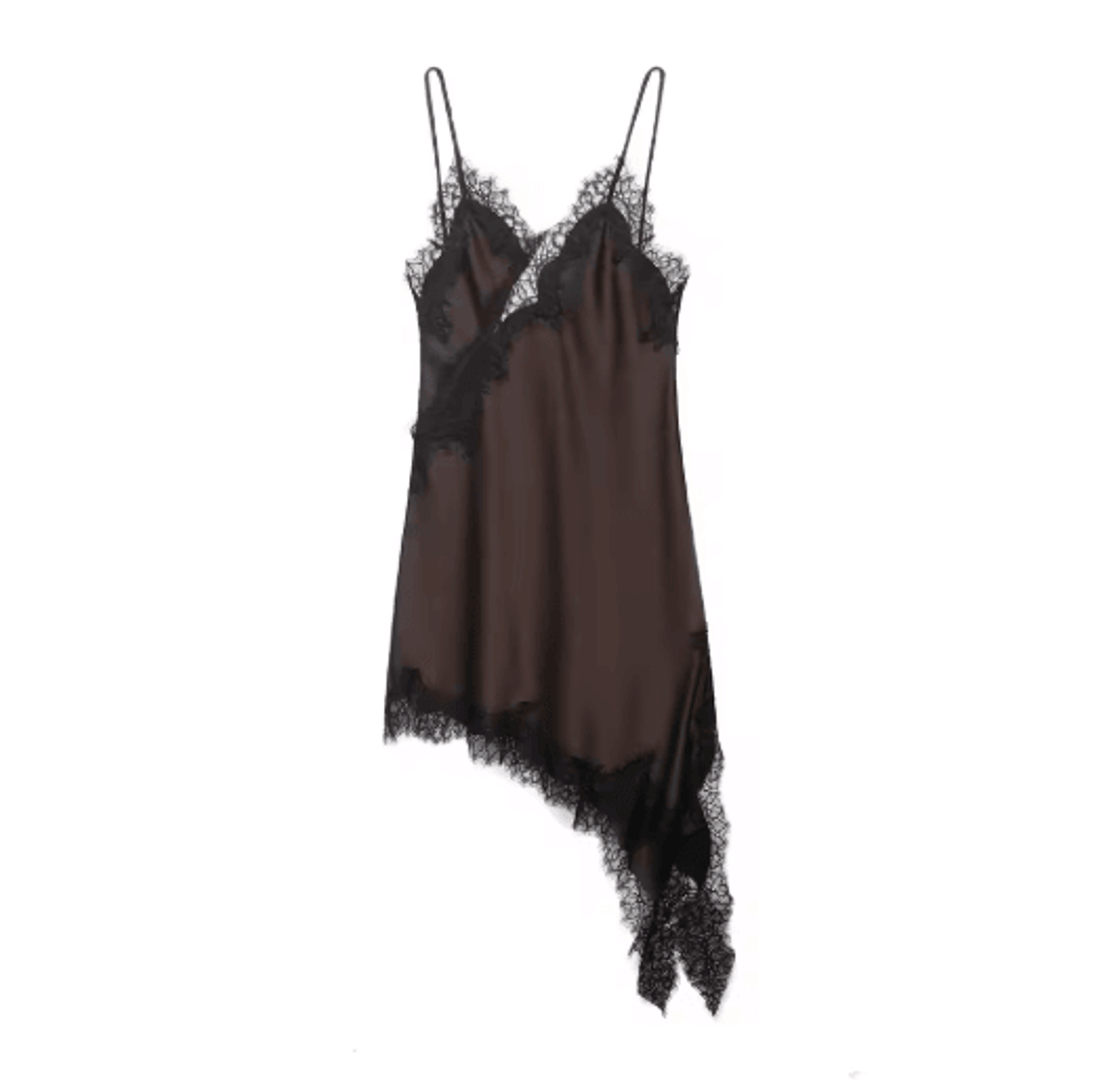 womens satin lace backless sling dress asymmetric sexy summer party dress