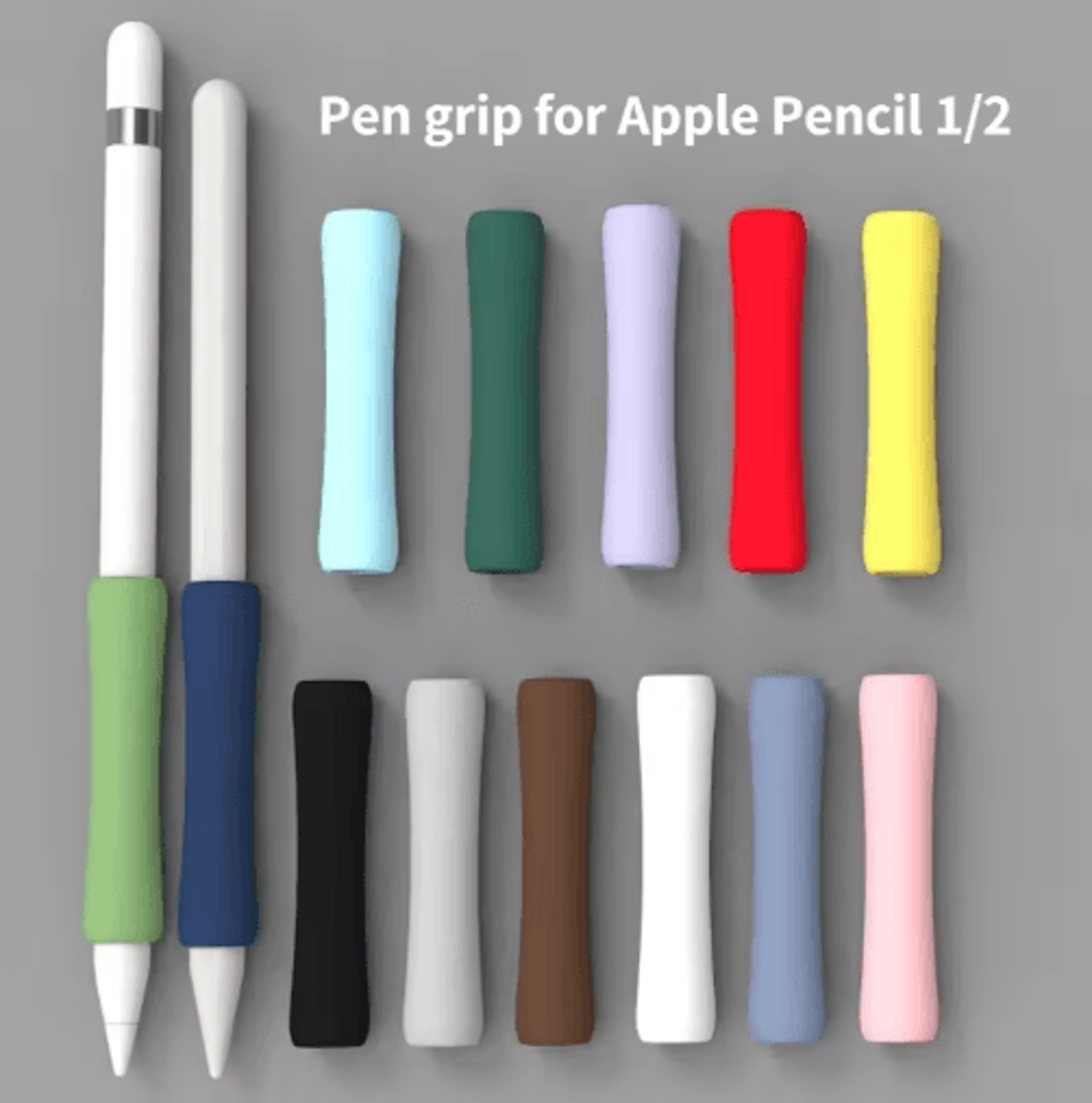 silicone apple pencil case – protective grip sleeve for 1st & 2nd generation