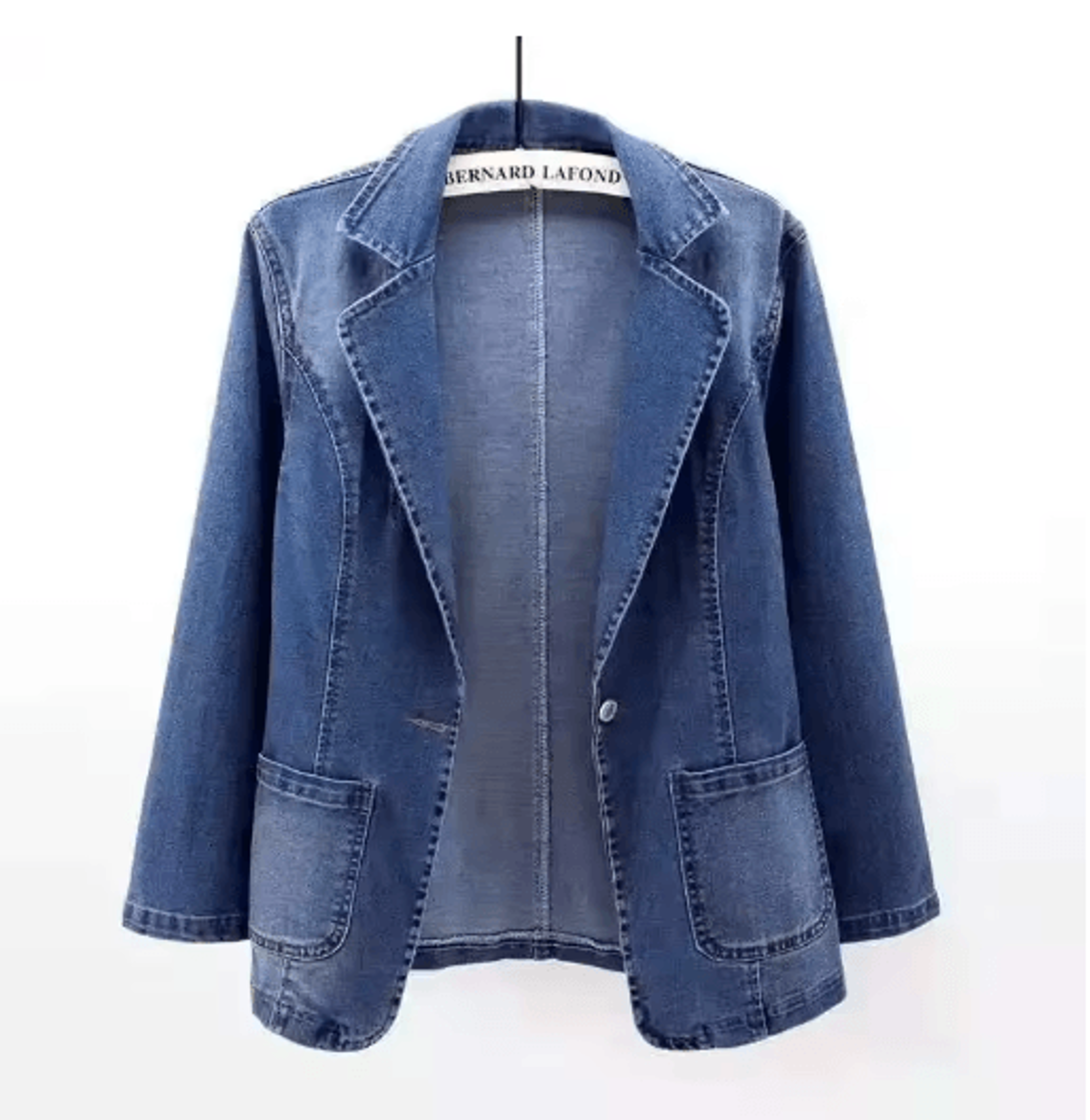 slim fit women denim jacket casual spring autumn outerwear