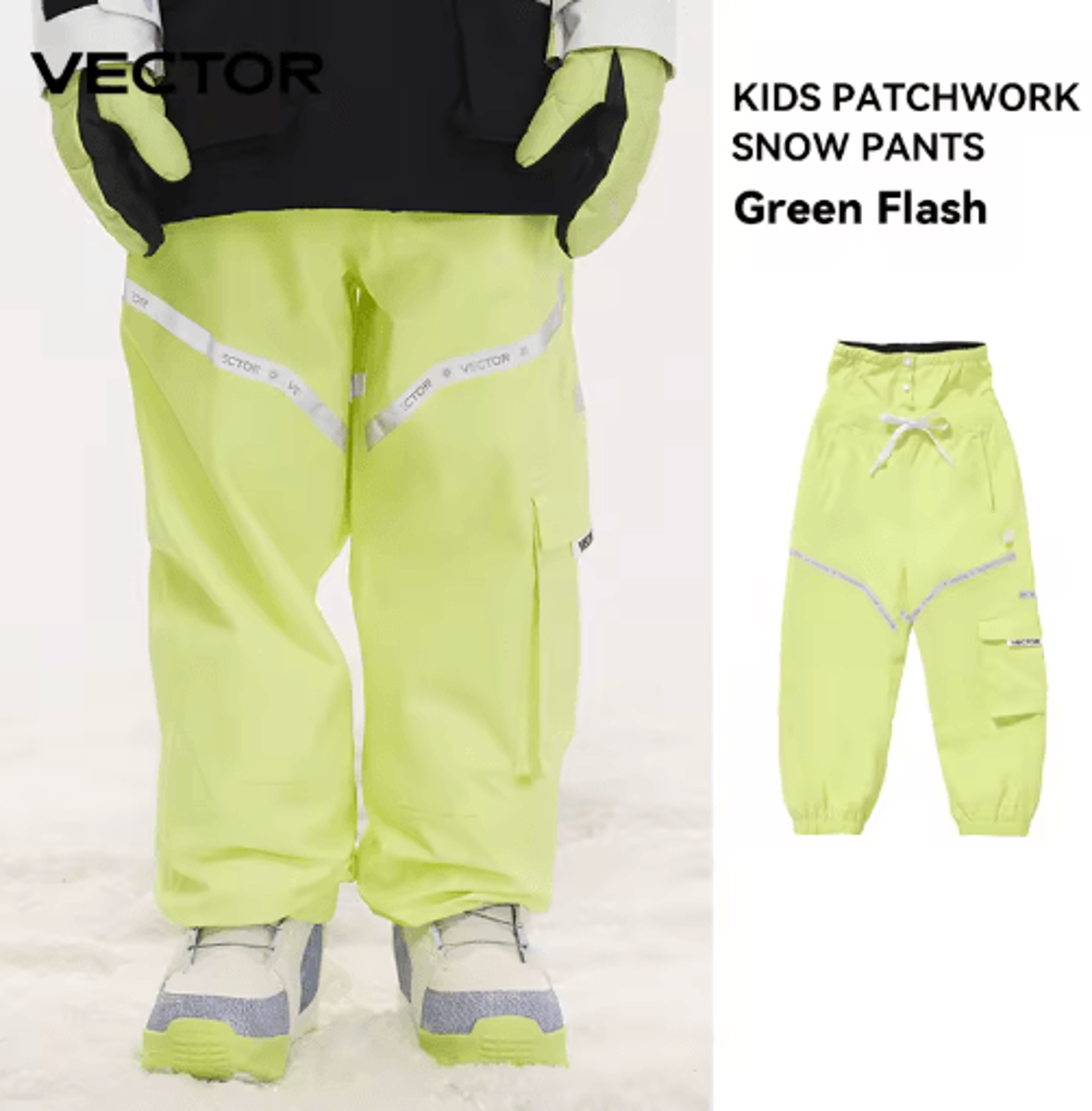 vector kids ski pants waterproof windproof snowboard trousers for children