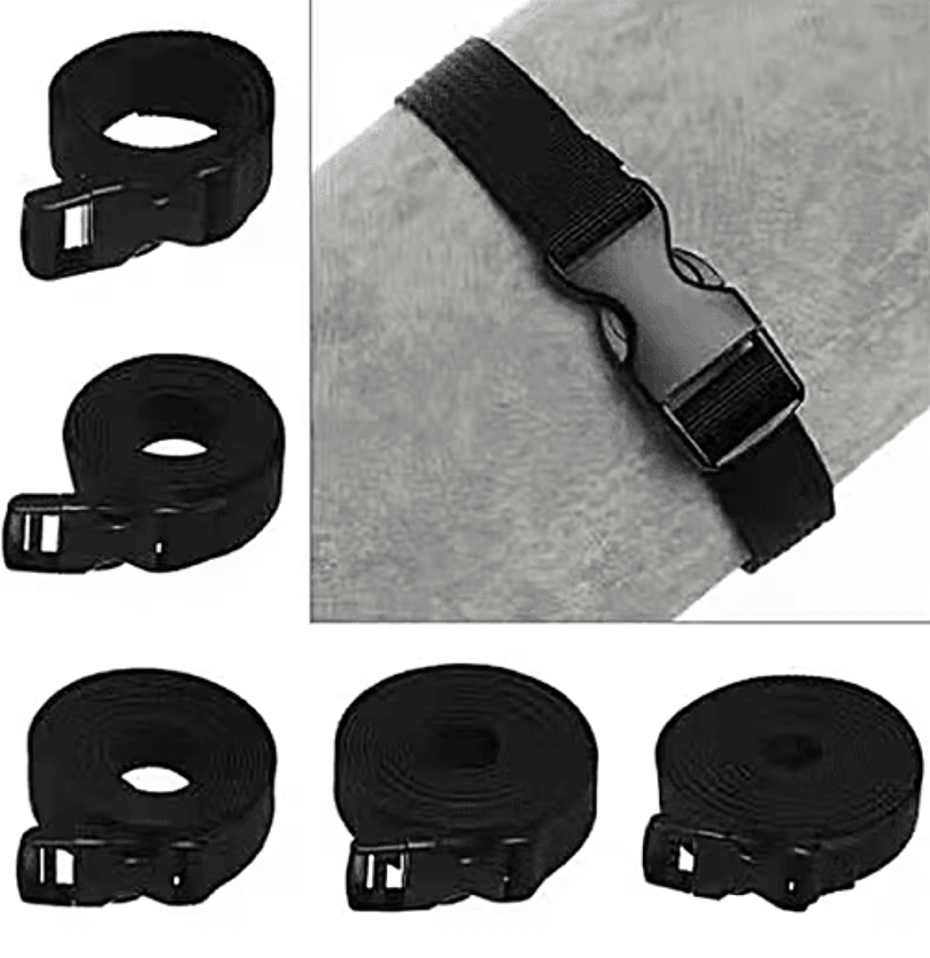 nylon luggage tie down strap – durable cam buckle cargo securing belt