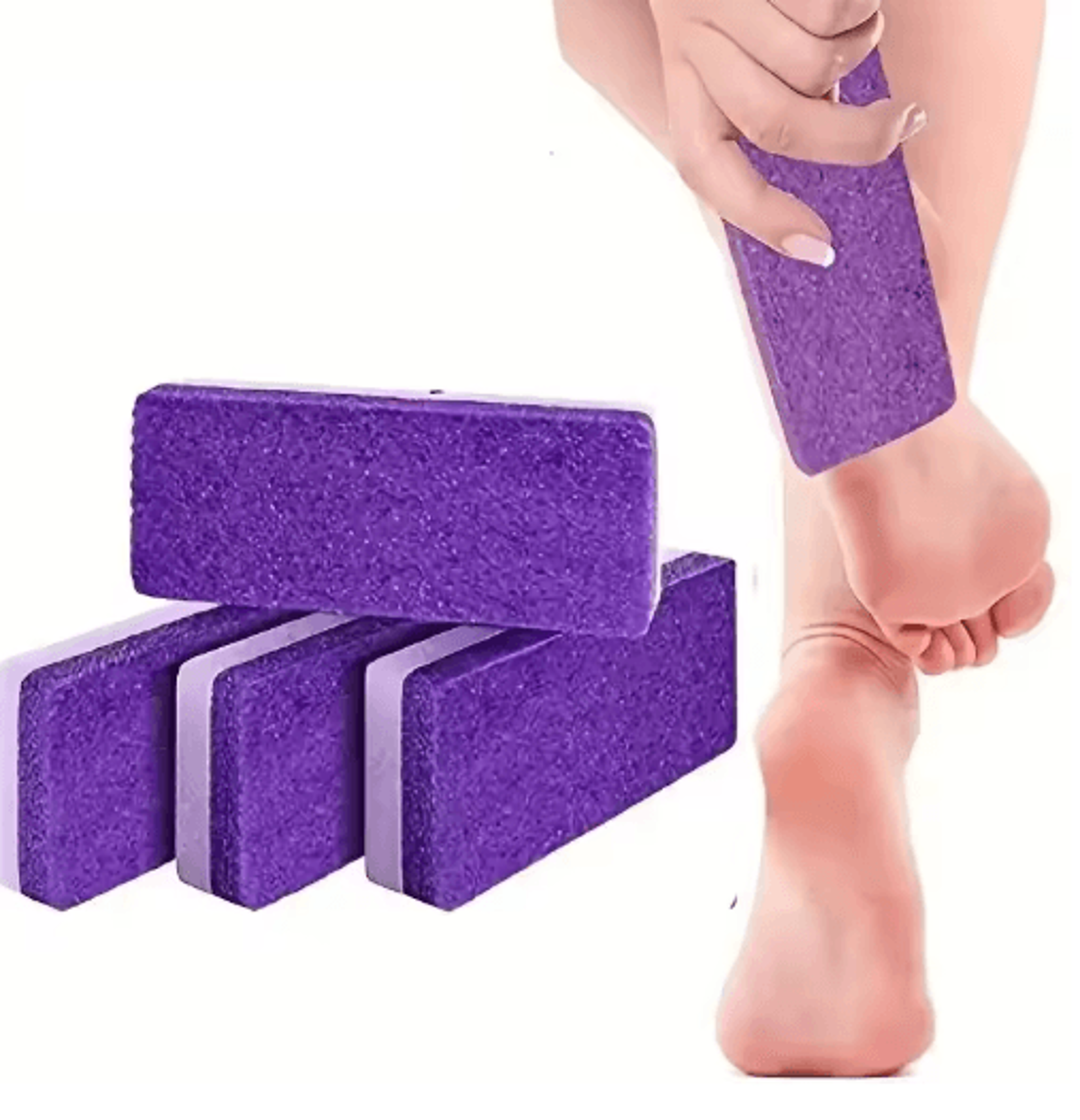foot pumice stone callus remover for smooth & soft feet care