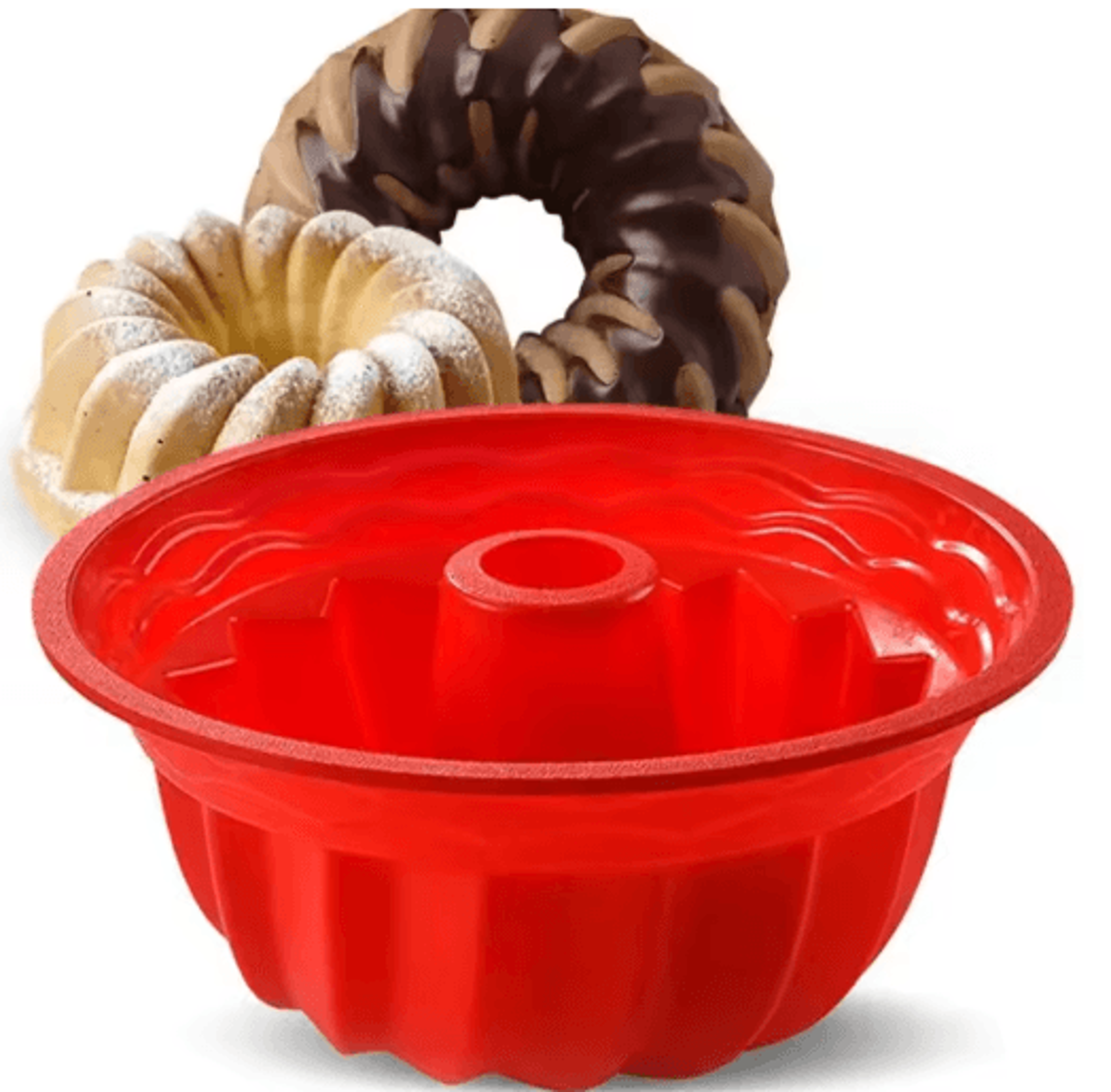9 inch silicone cake mold non stick round baking pan for mousse chiffon & desserts