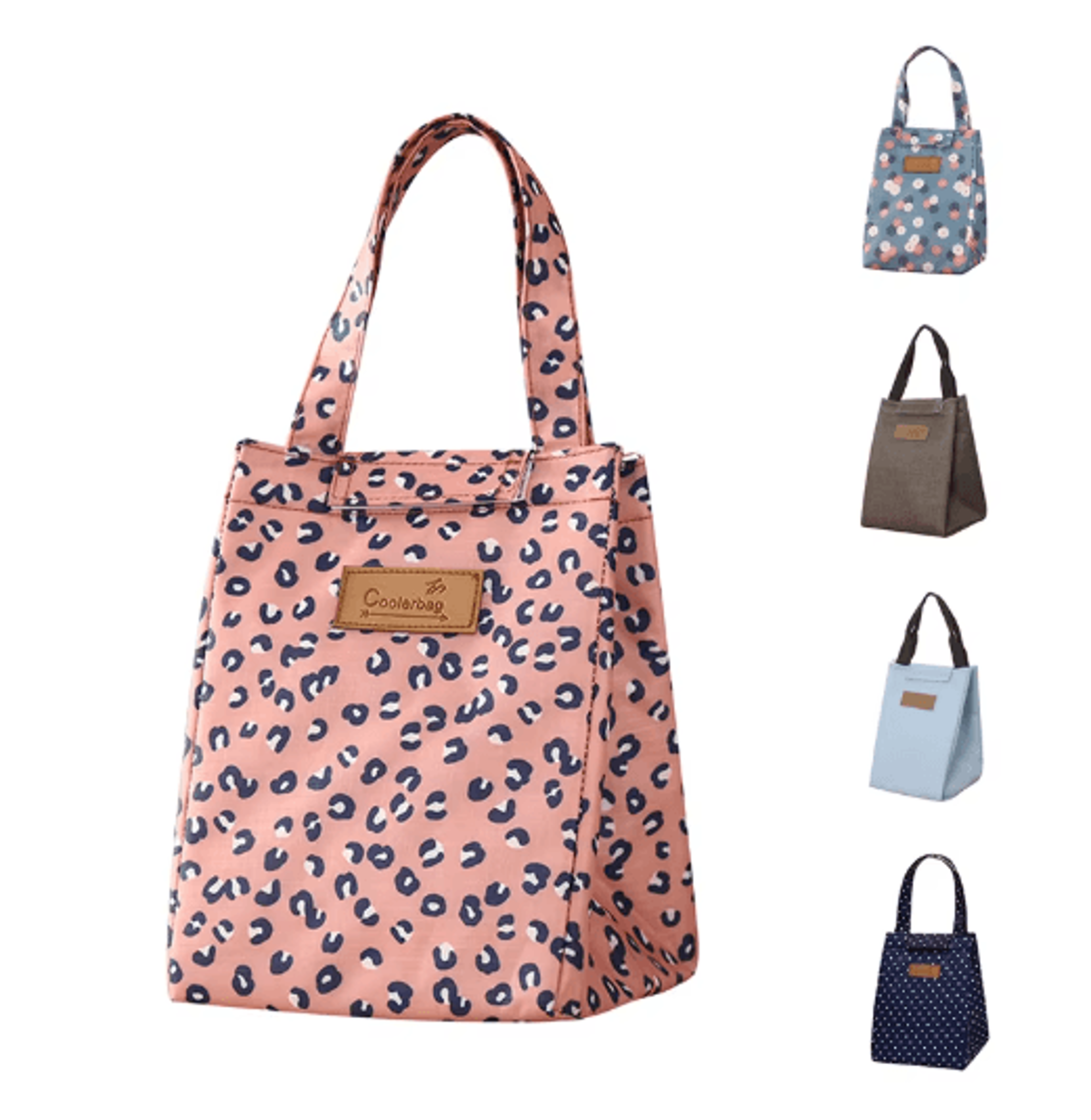portable insulated lunch bag stylish thermal food storage handbag for women