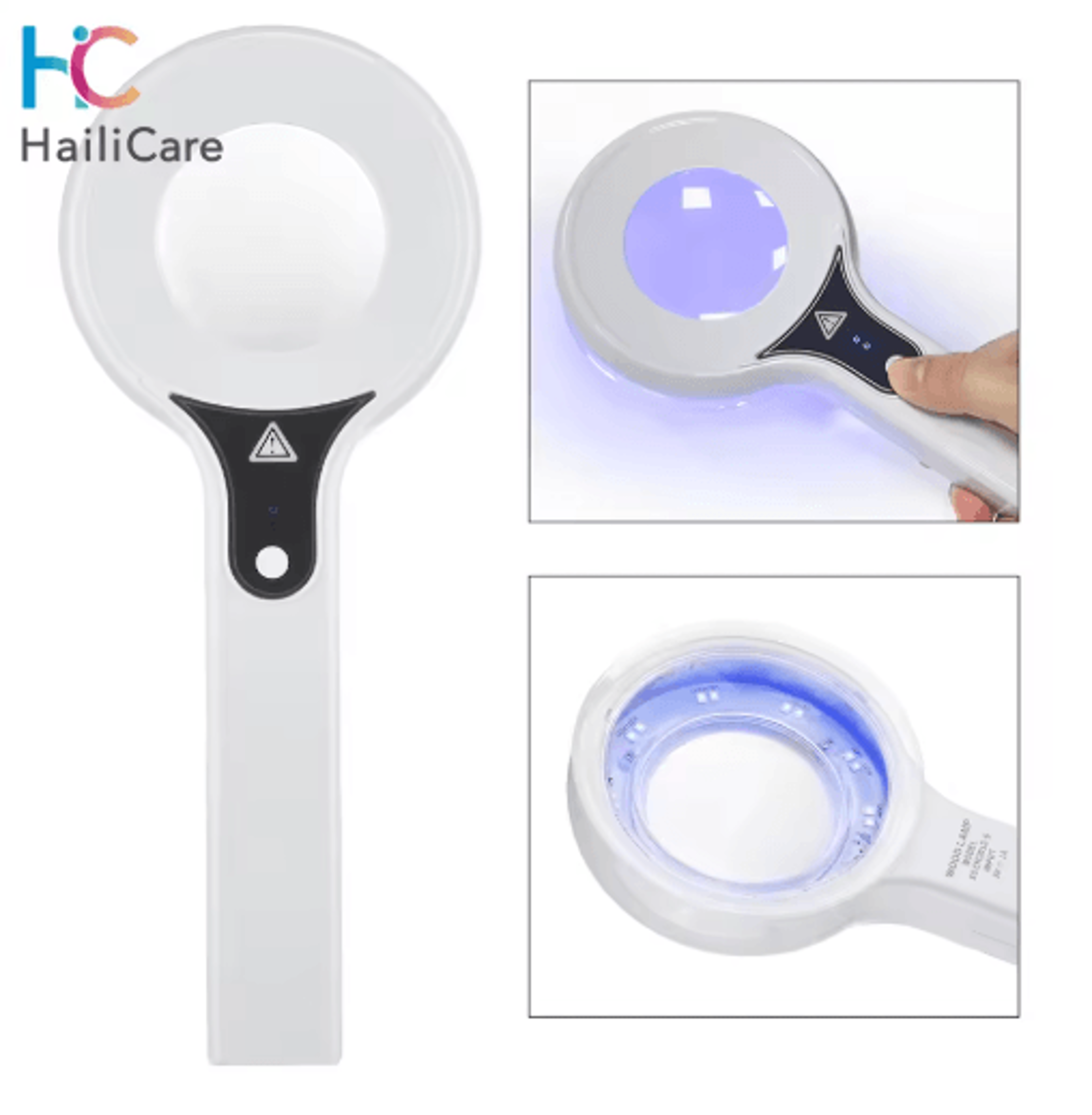 proglow uv woods lamp skin analyzer – professional skin analysis lamp for facial diagnostics