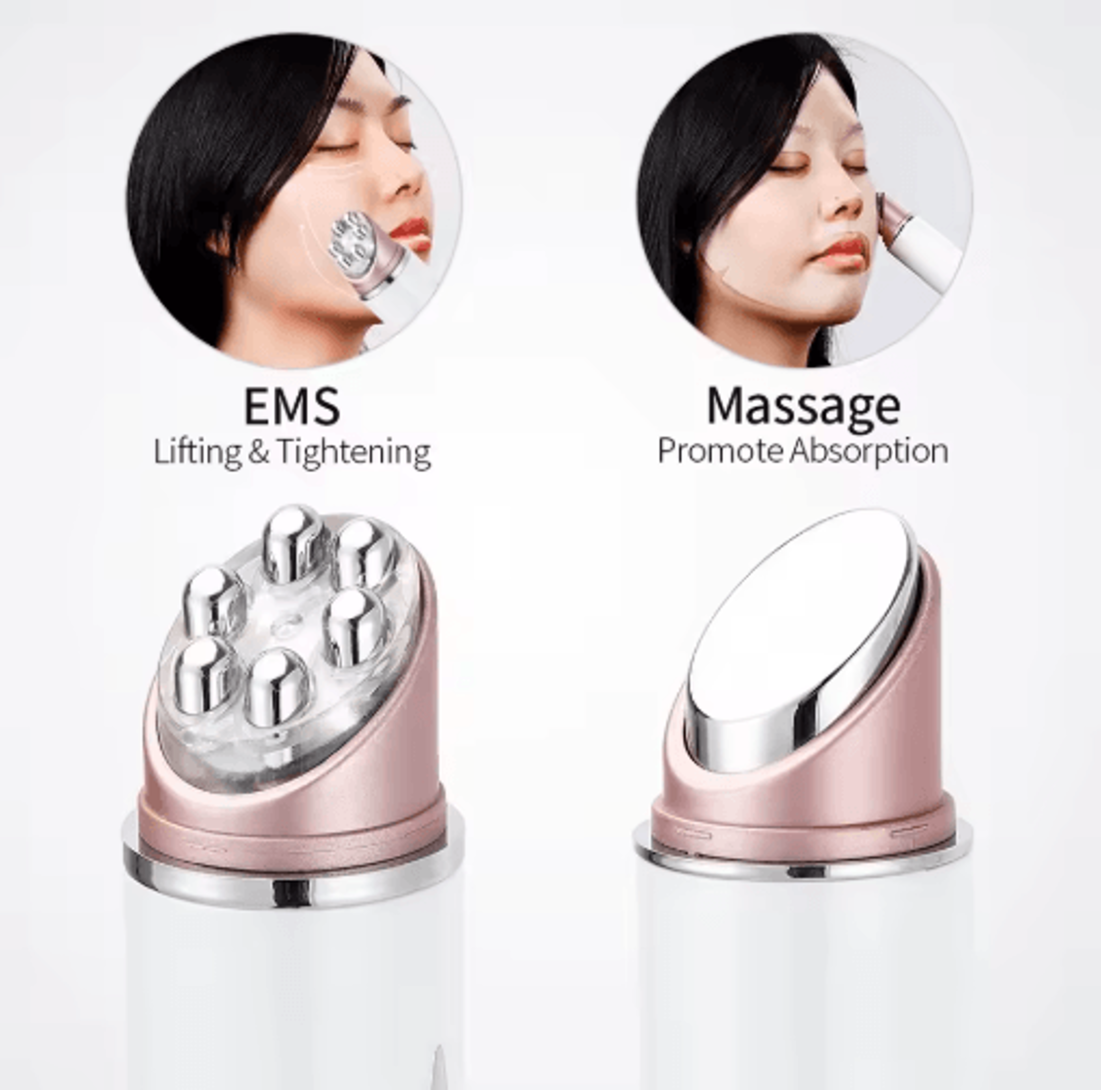 led photon therapy face & eye massager – advanced ems face massager for lifting, firming & skin renewal