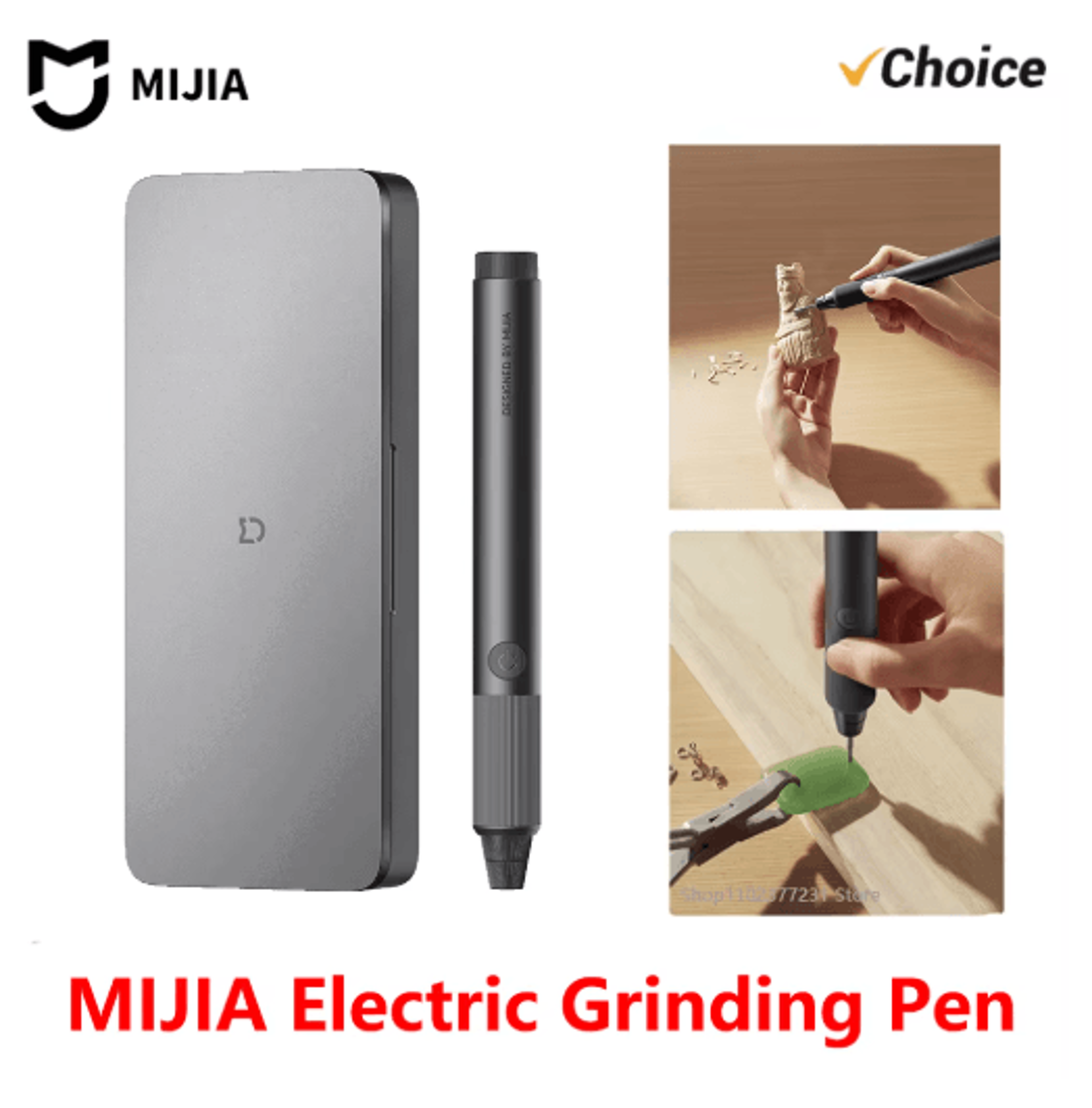 mijia mini electric grinder pen 22000rpm precision mini rotary tool for carving polishing & diy
