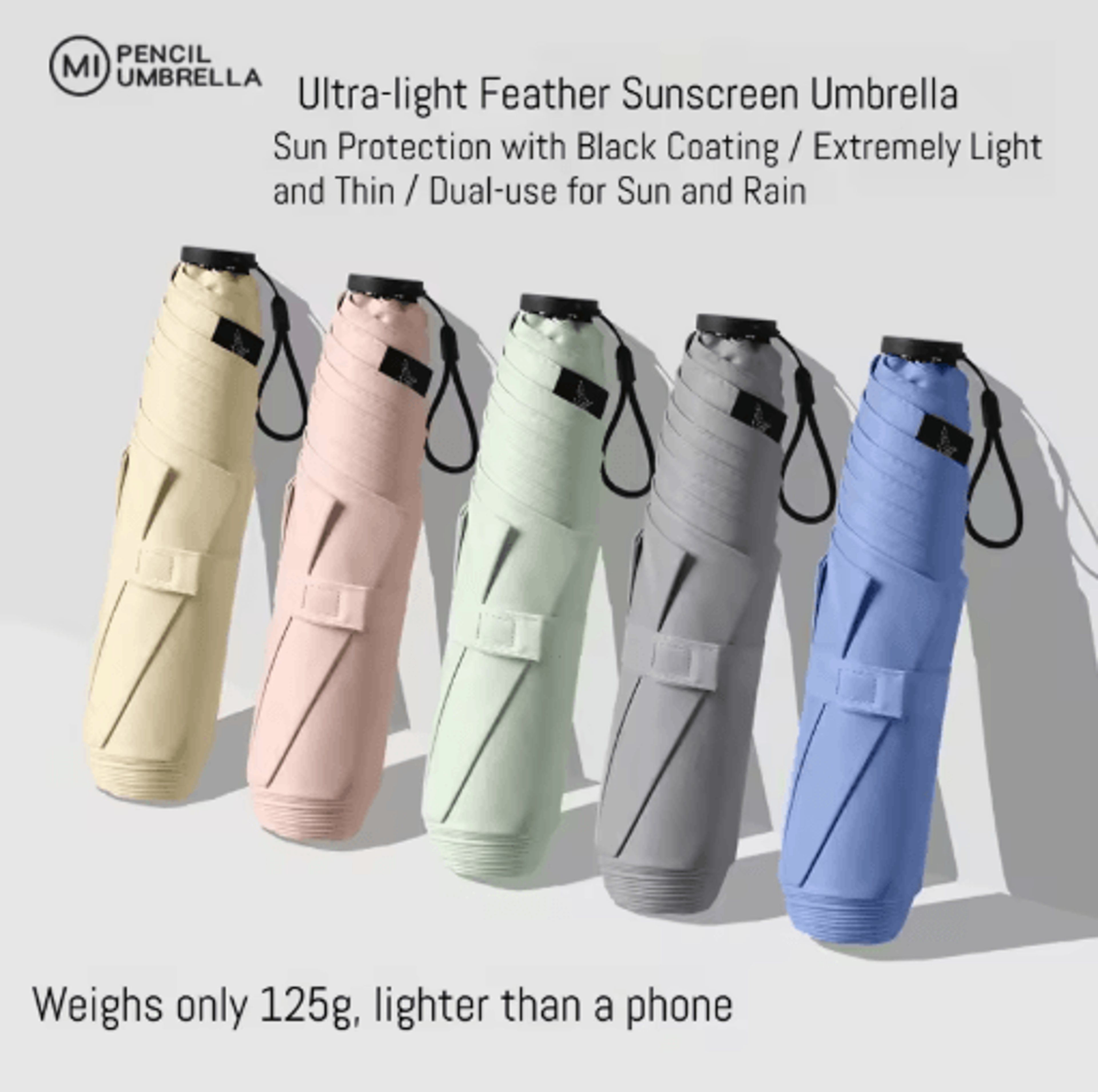 ultra light japanese mini umbrella compact uv protection umbrella for travel & daily use