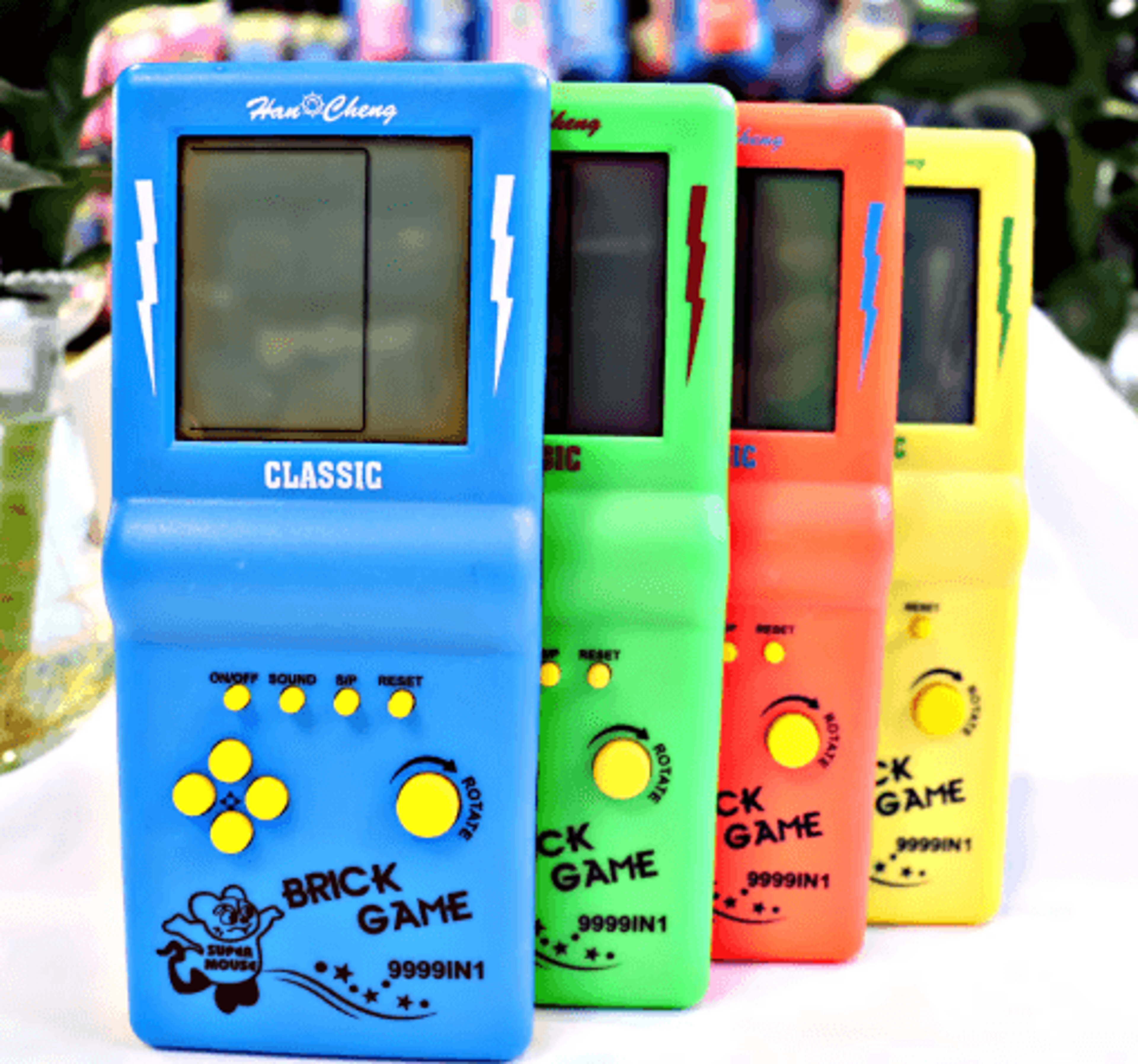 retro handheld tetris game console – portable puzzle gaming device for kids & nostalgic play