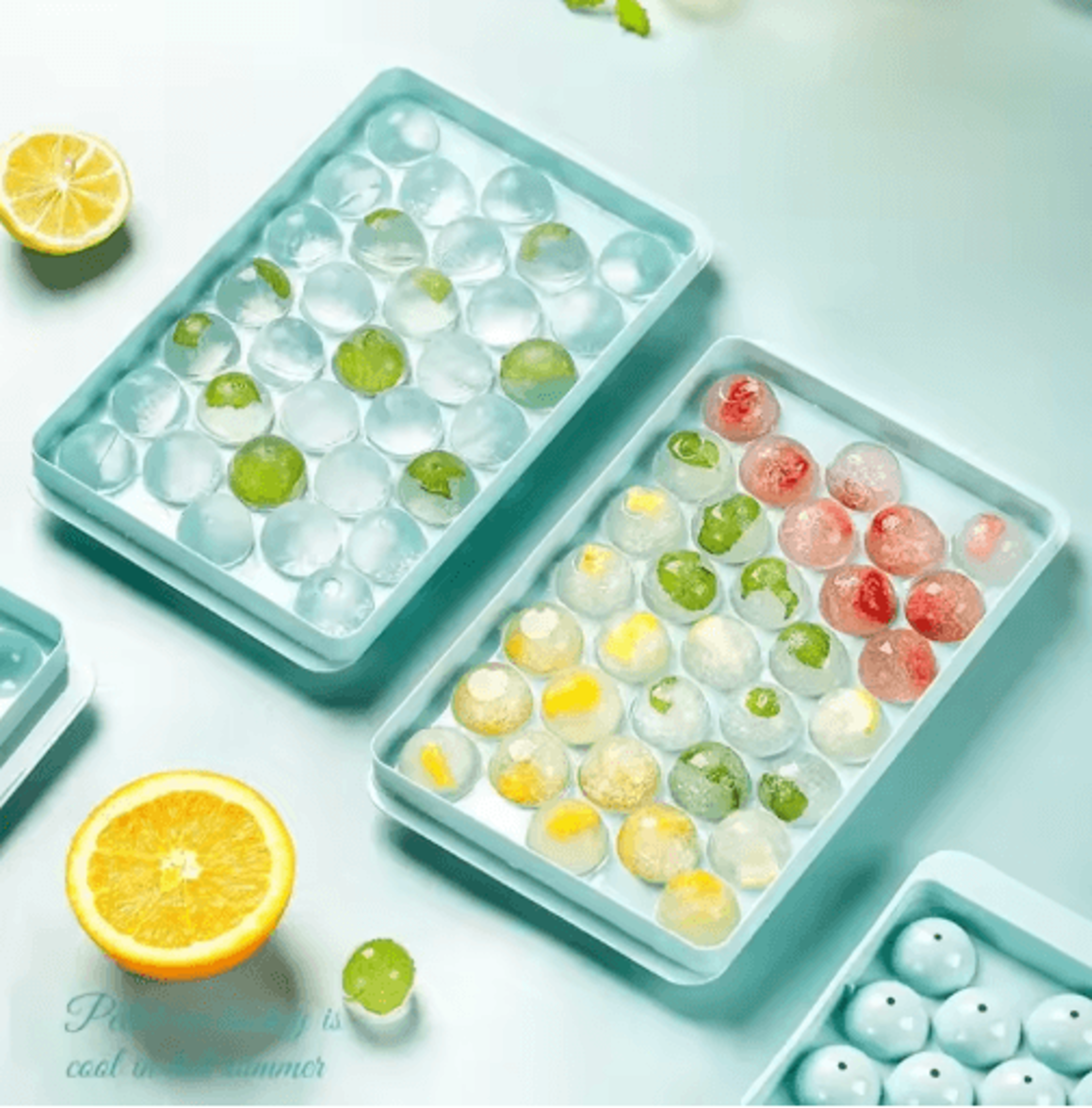 premium spherical ice mold whiskey ice ball maker food grade round ice cube tray