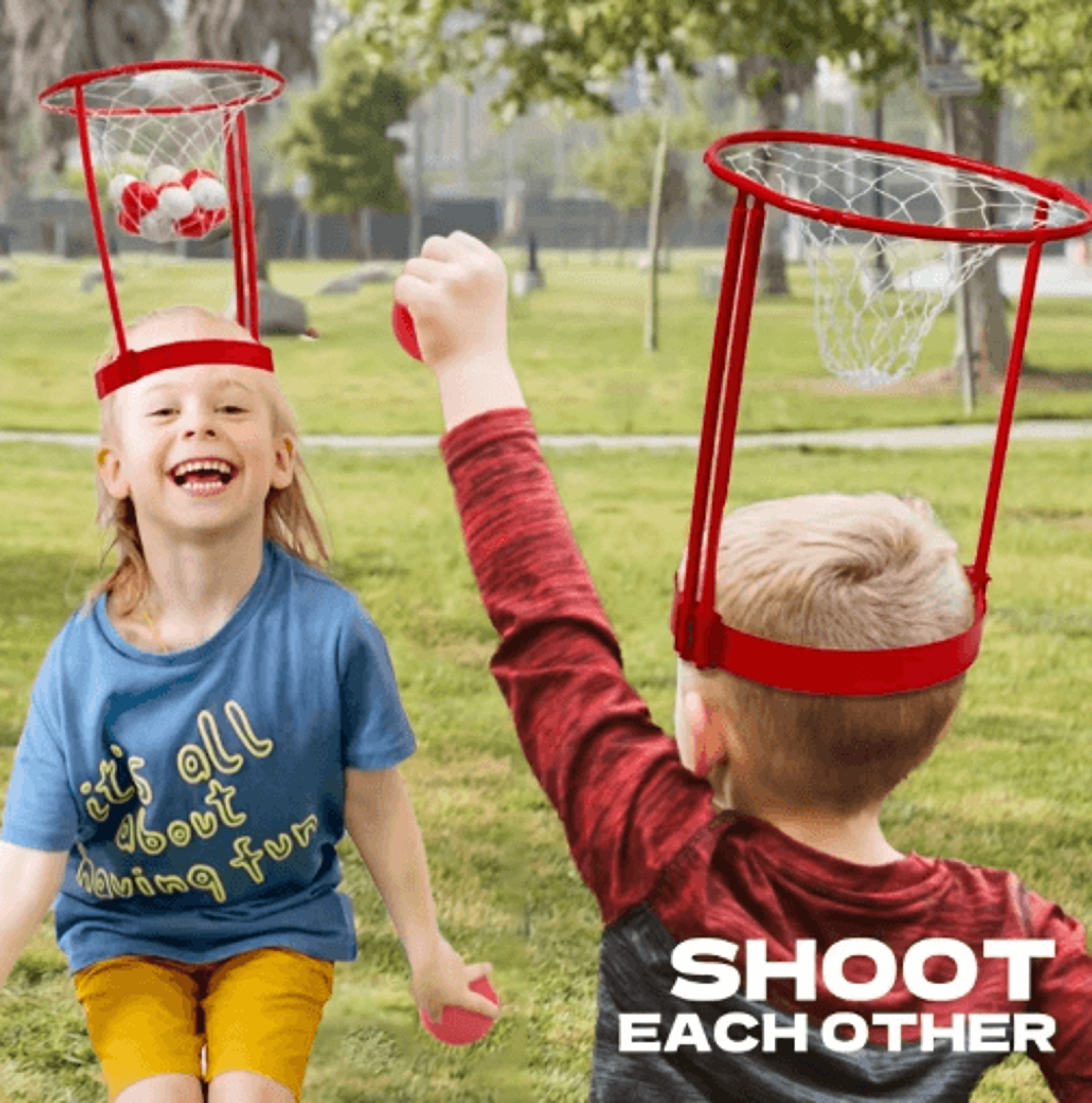 head hoop basketball game set – interactive party game for kids and adults