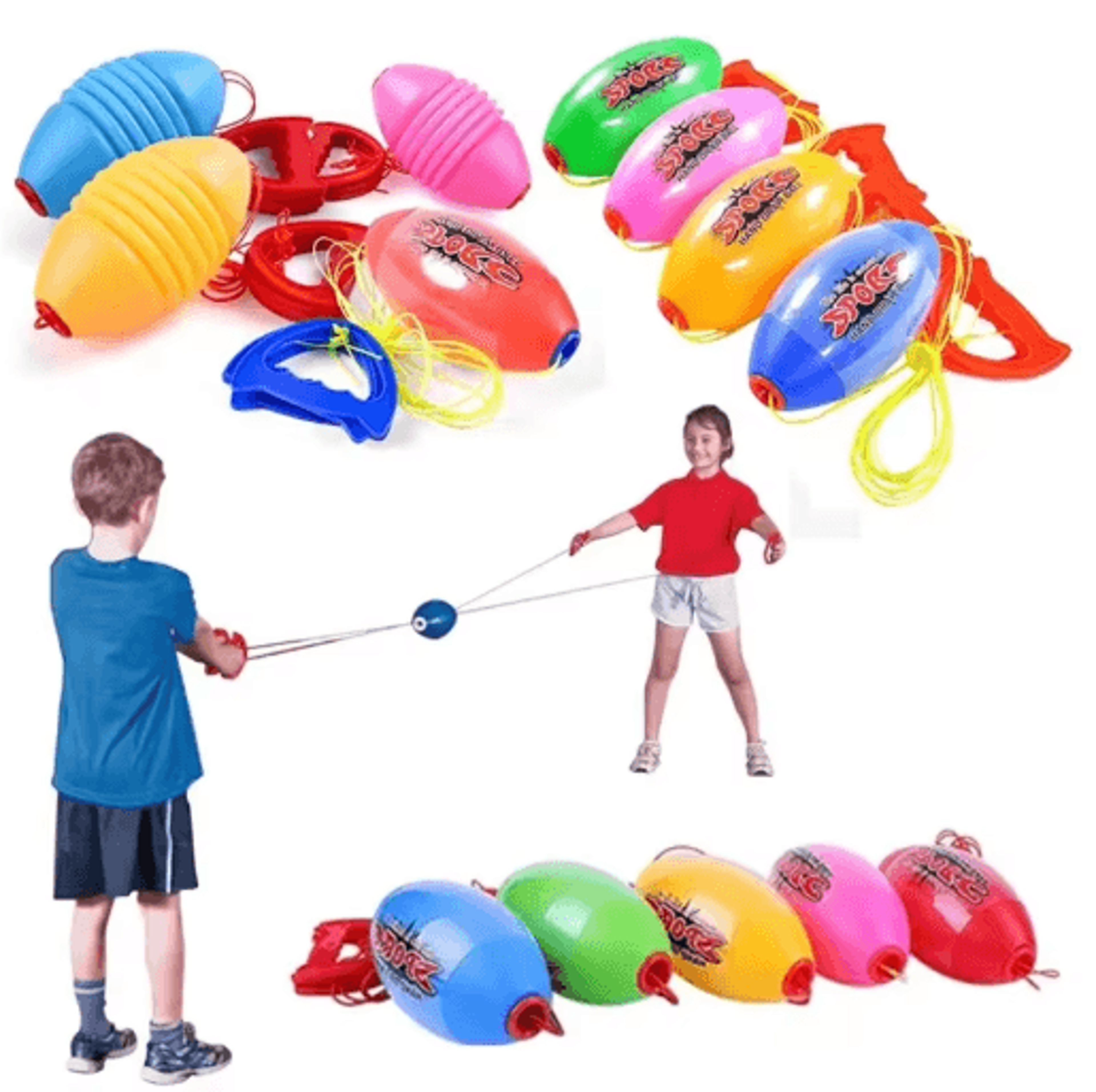 elastic reaction training ball – hand pull reflex & arm strength exercise toy