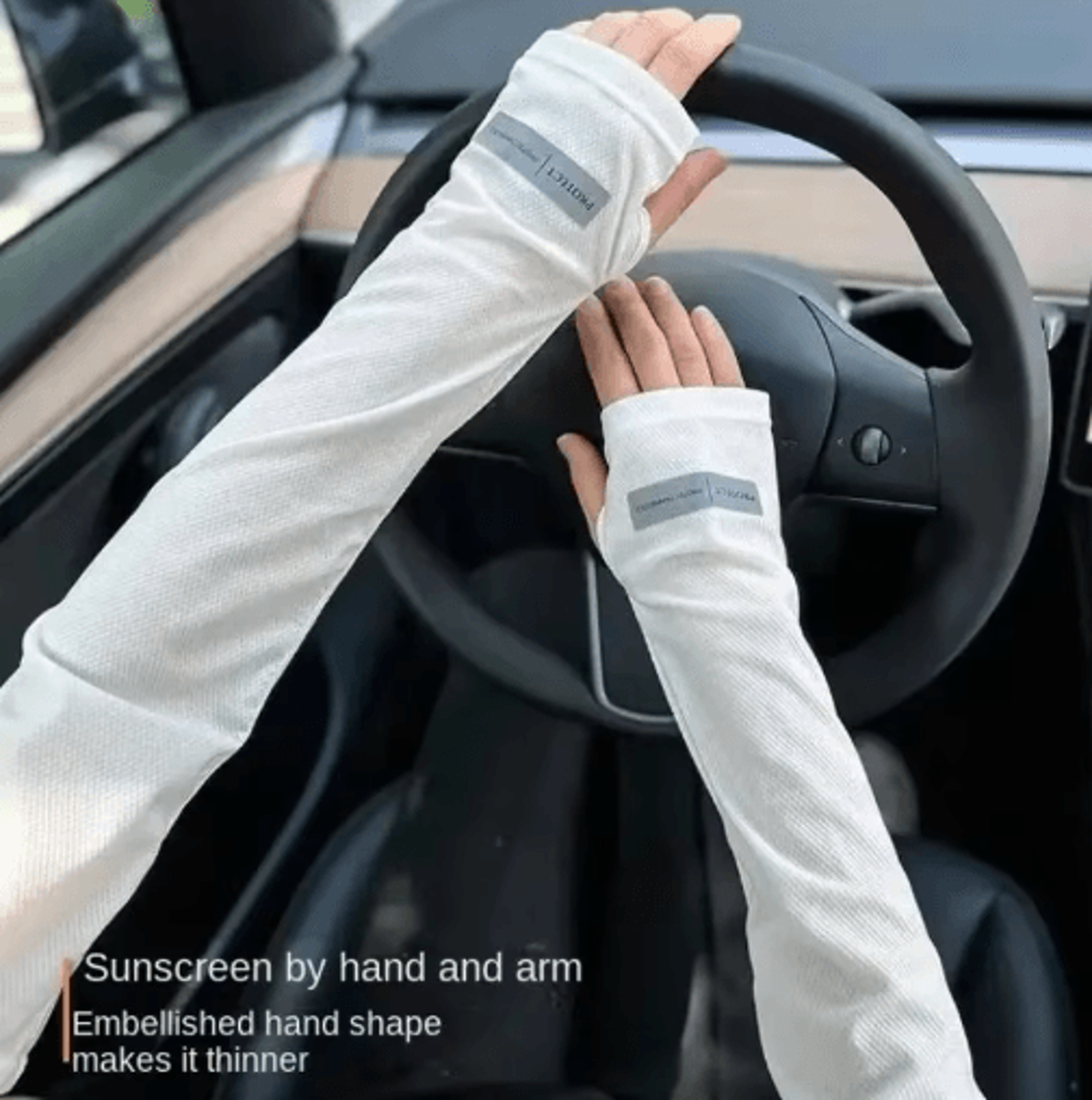 oversized uv protection cooling arm sleeves – breathable summer outdoor sun guards