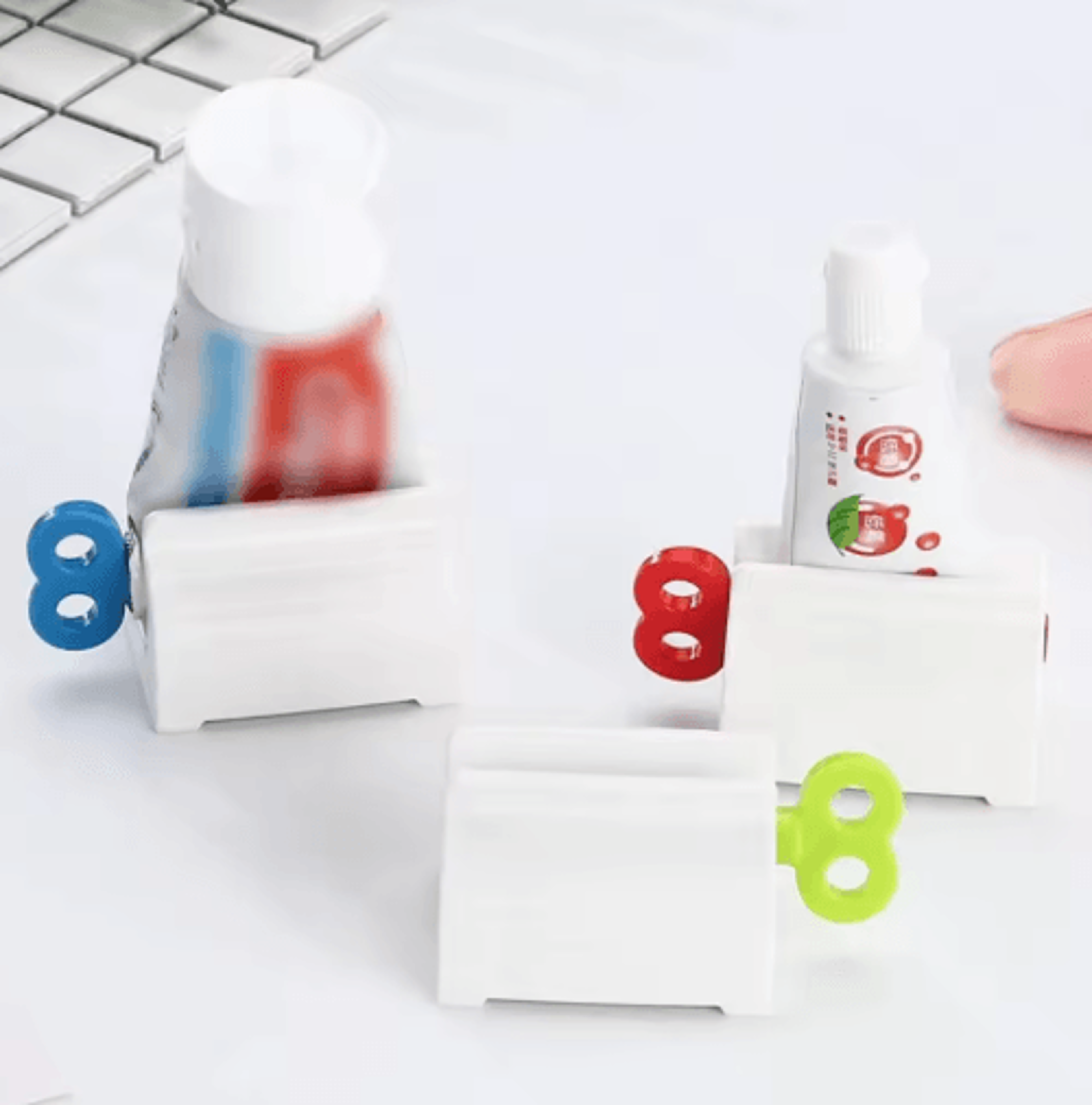 multi-function toothpaste squeezer – easy tube dispenser & bathroom organizer tool