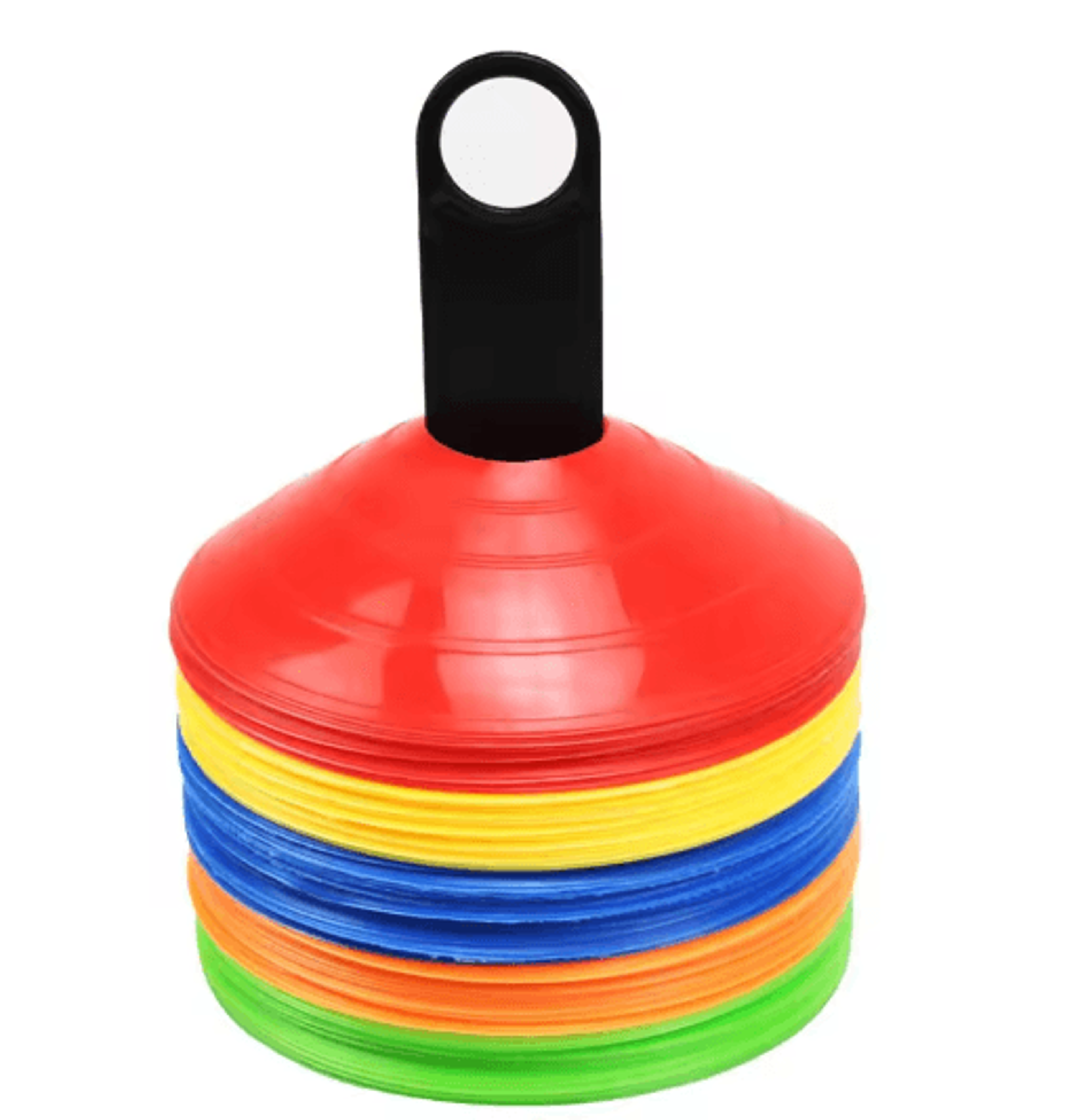 soccer training disc cones set 10/50 pcs agility marker cones for speed & footwork drills