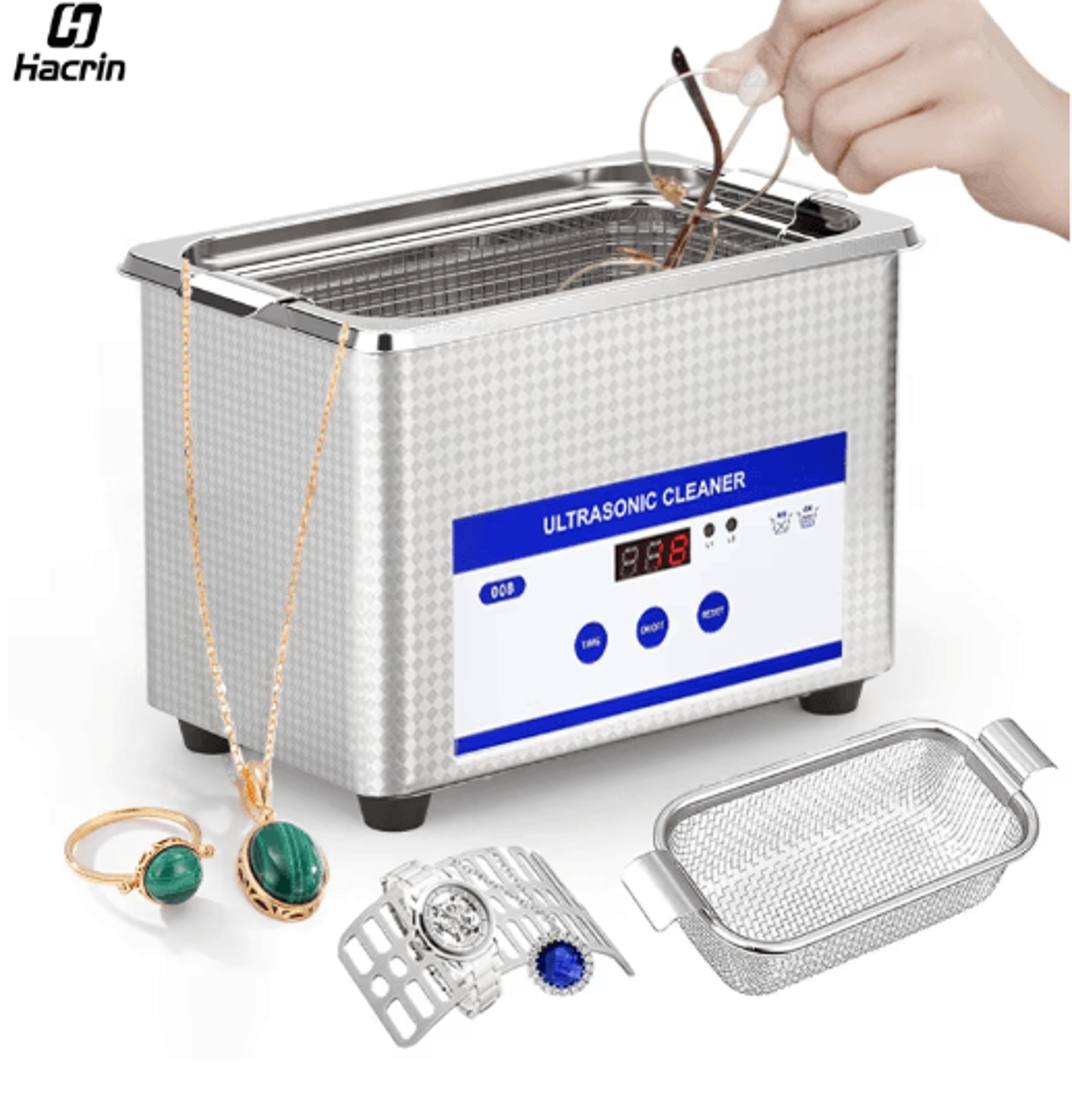ultrasonic pro cleaner – 40khz ultrasonic jewelry & glasses cleaning machine