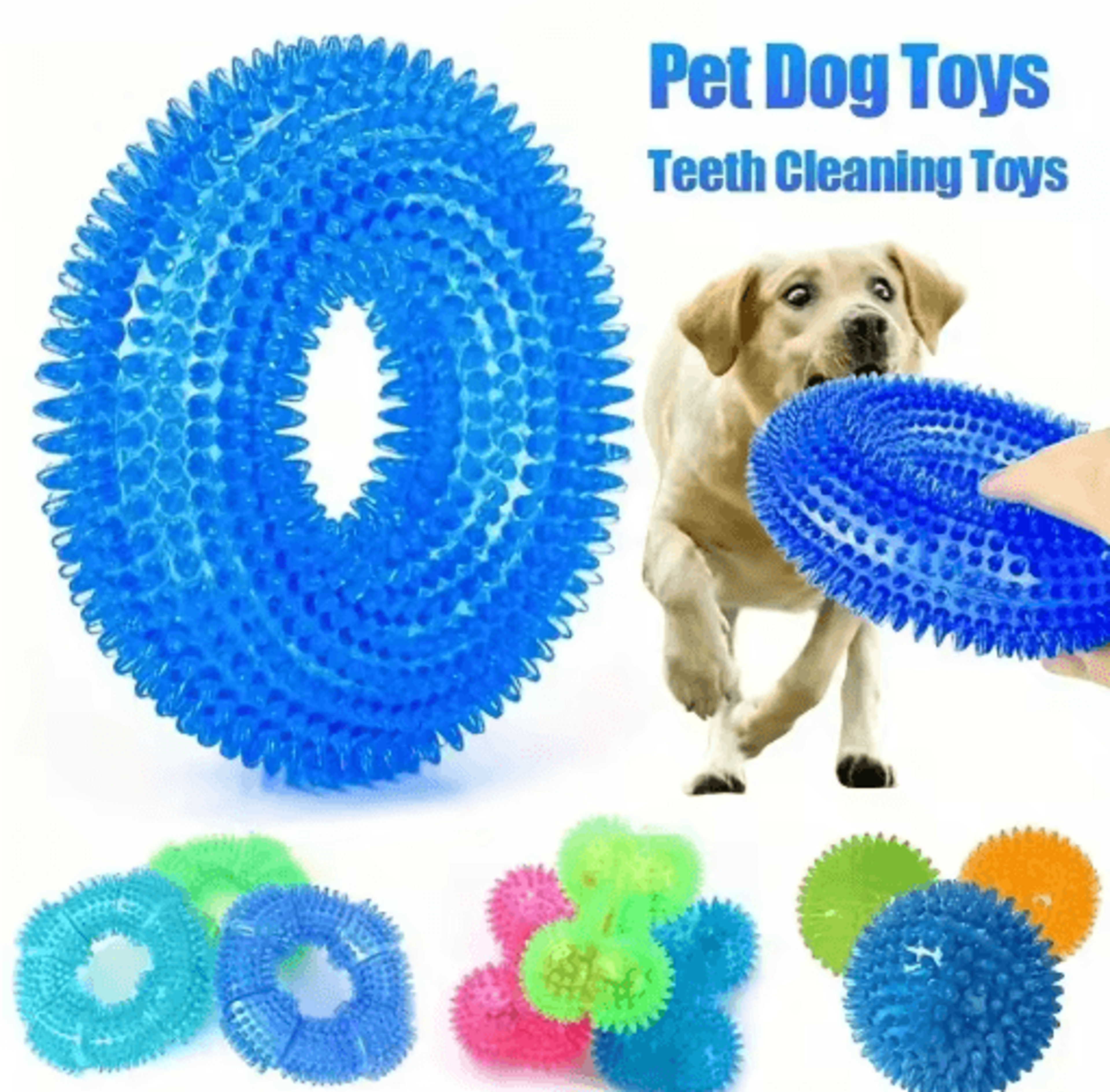 squeaky dog ball toy – durable chew & interactive play ball for pets