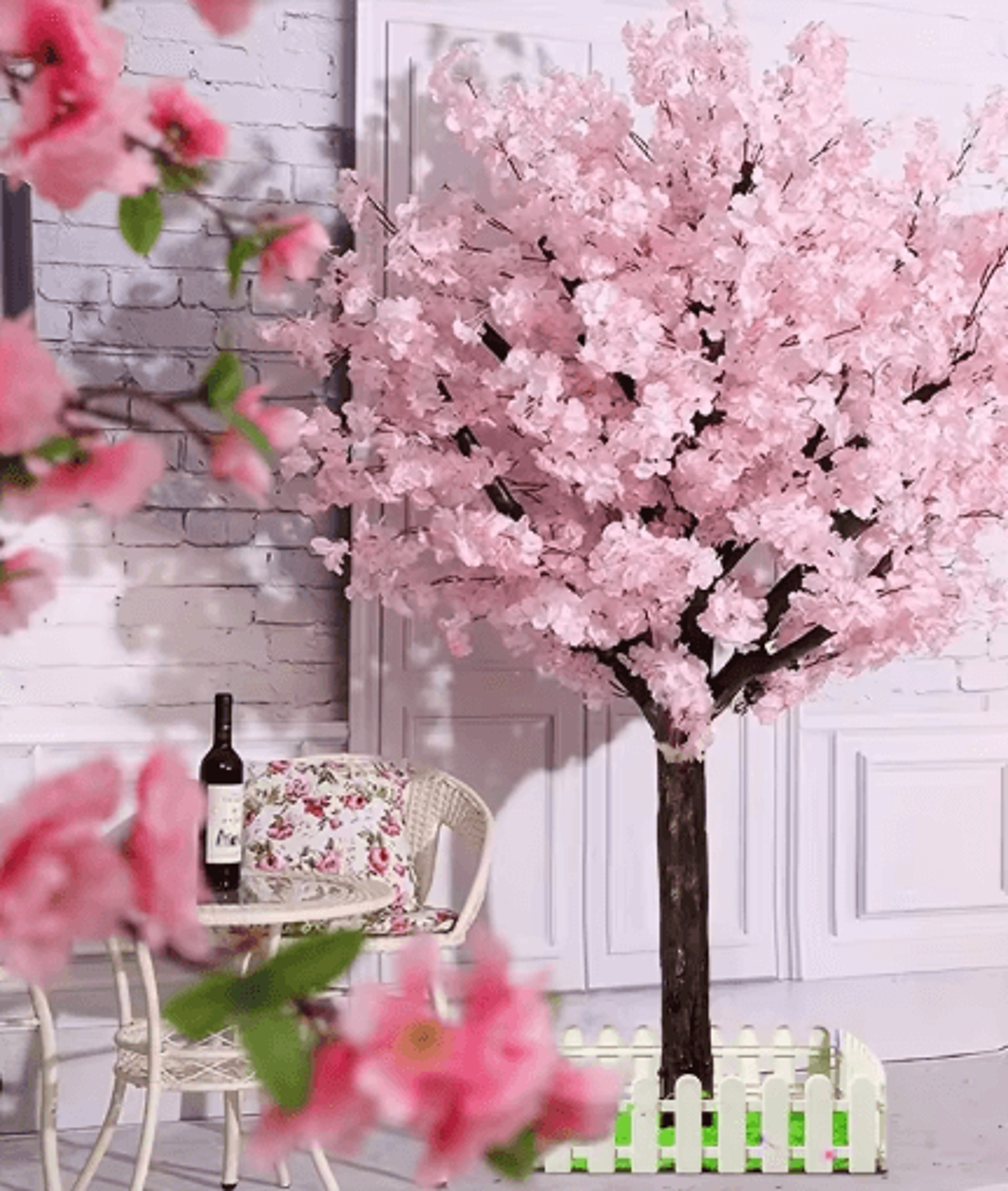 artificial cherry blossom tree pink sakura decorative tree for weddings parties & home decor
