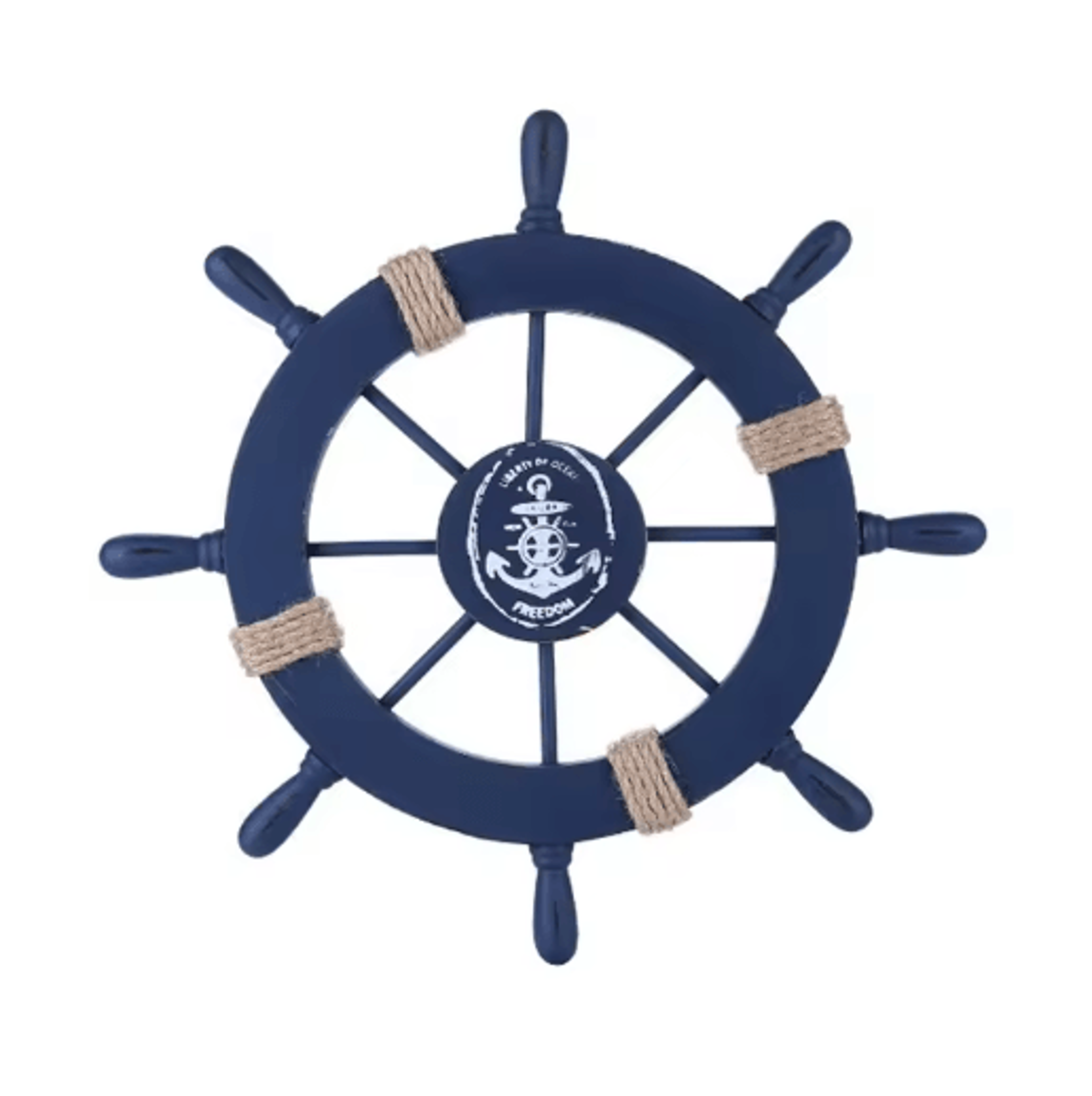 vintage nautical ship wheel decor wooden boat helm wall decoration for coastal homes