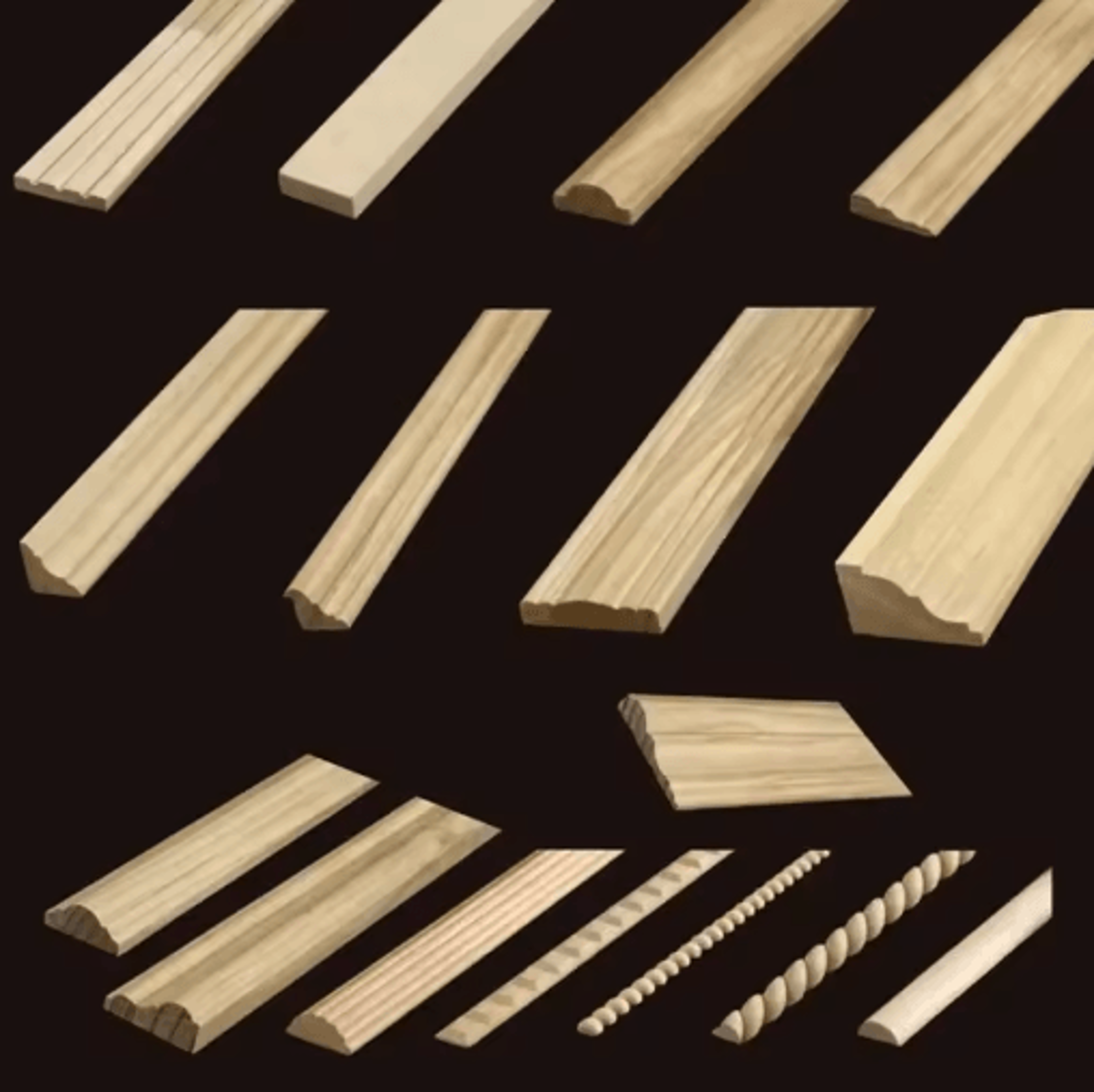 decorative wood furniture moldings vintage corner appliques & trim decor for home projects