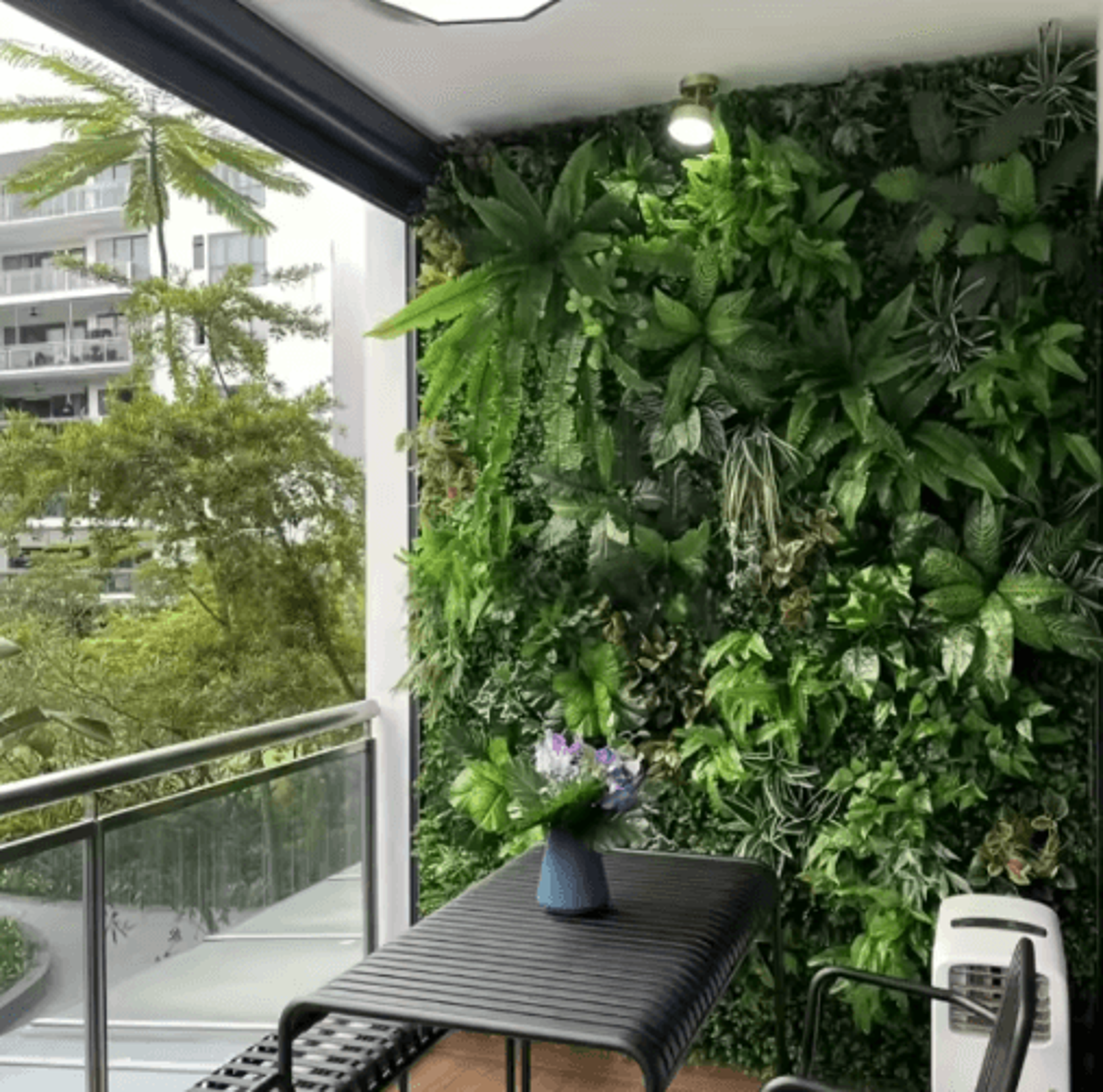 artificial grass wall panel – boxwood hedge for vertical garden & greenery wall decor