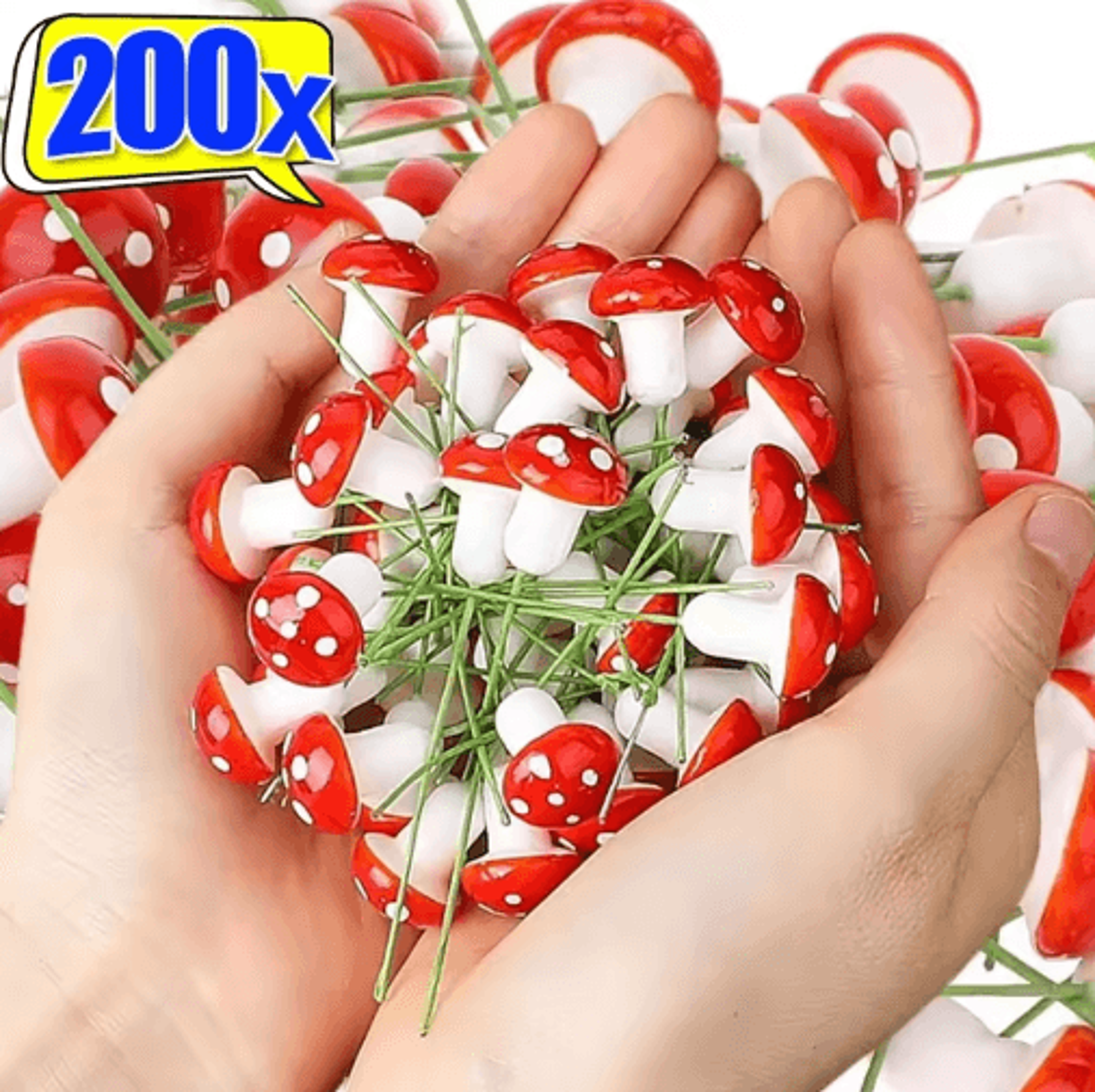 mini mushroom decor – foam fairy garden mushrooms for bonsai & diy micro landscapes